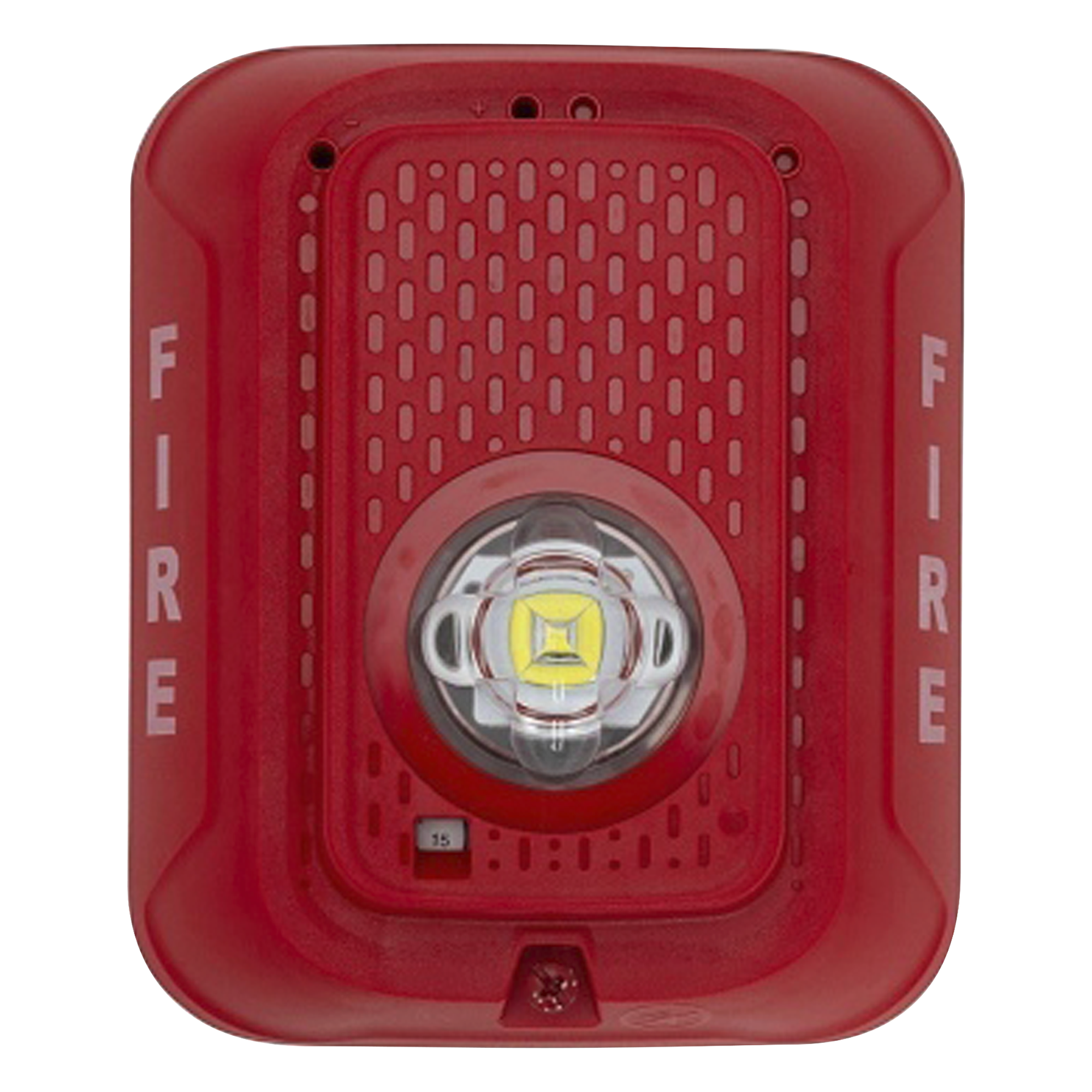 Lámpara Estroboscópica LED / Candela Seleccionable hasta 185 cd / 24 Vcd / Montaje en Pared / Sin Sirena / UL Fire — SYSTEM SENSOR · SKU SRLED
