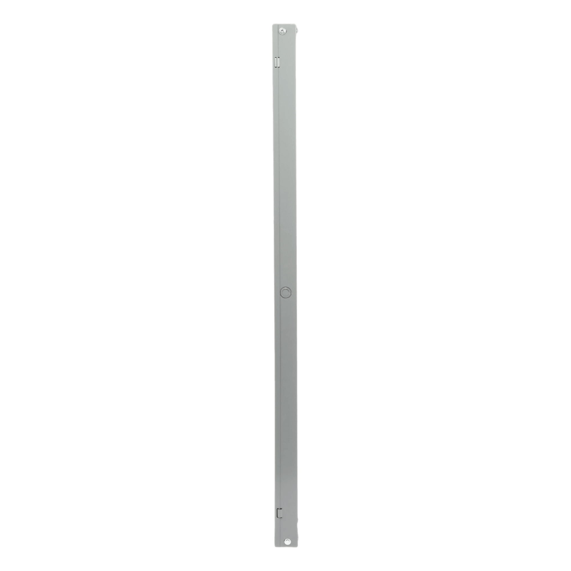 Ducto Cuadrado Embisagrado / 10 x 10 cm / 1.52 m (4.99 ft) / Capacidad 159 Cables Cat6 / Acero al Carbón con Epóxica / Knock Out 3/4' y 1' — CHAROFIL · SKU CH-DC100X100L