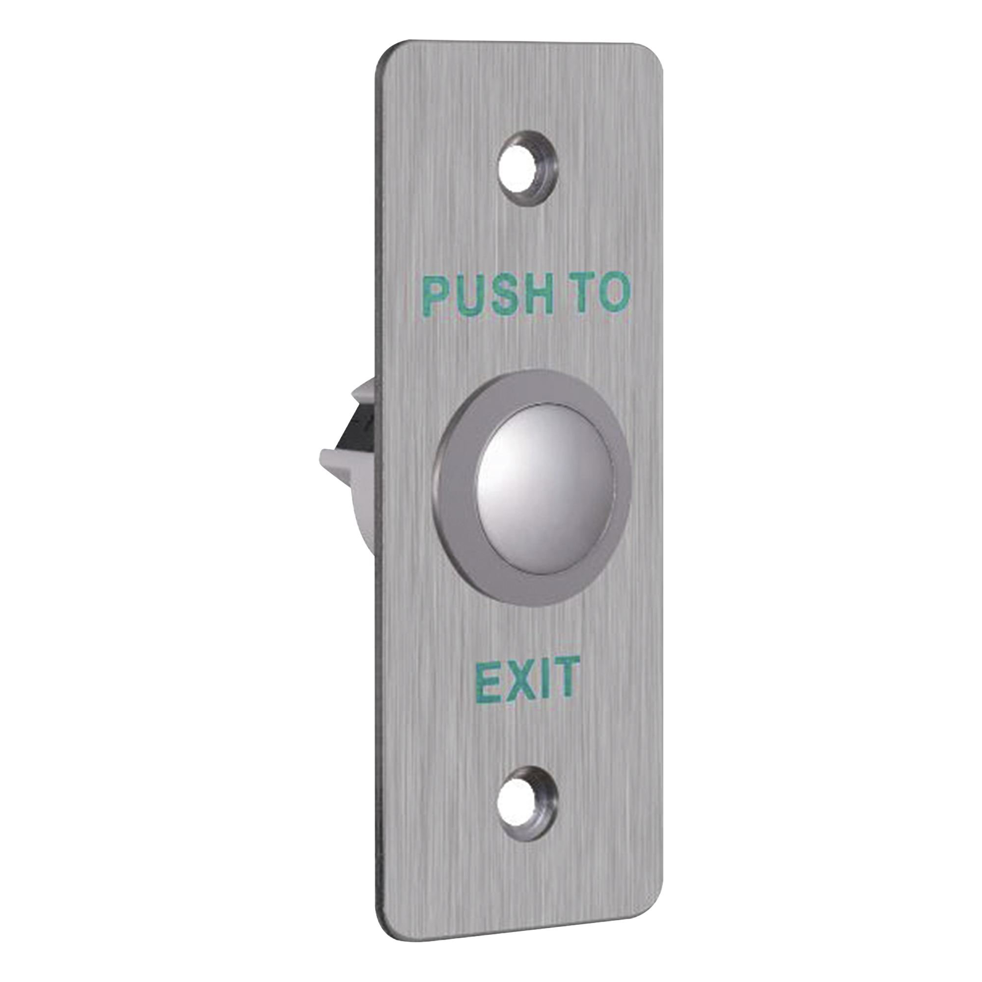 Botón de Salida / Contacto NO/NC/COM / 3A @ 36VDC / Aleación de Aluminio / 500,000 Ciclos / Interior — HIKVISION · SKU DS-K7P02