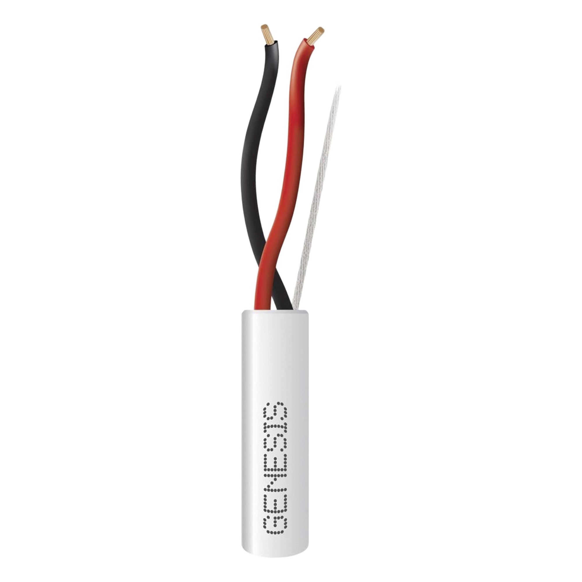 Cable para Alarma / 2x16 AWG / Riser CMR-CL3R / 305 m (1000 ft) / Blanco — GENESIS · SKU 2121-1101/1000