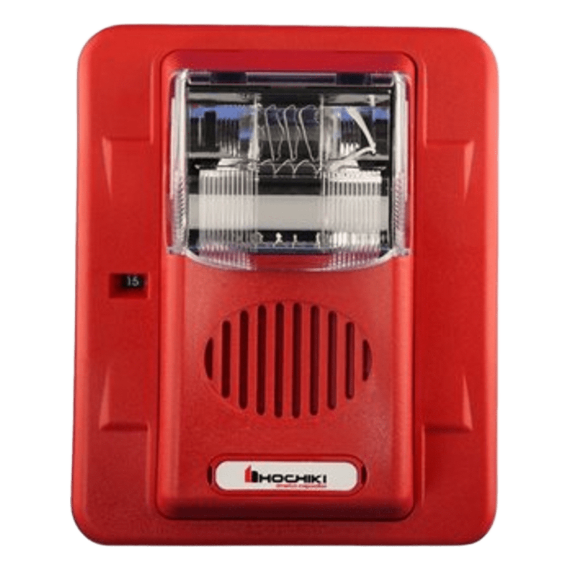 Sirena Estrobo / 24 Vcd / Multi-Candela 15-110 cd / Montaje en Pared / 100 dB / 3 Tonos Seleccionables — HOCHIKI · SKU HEC3-24WR