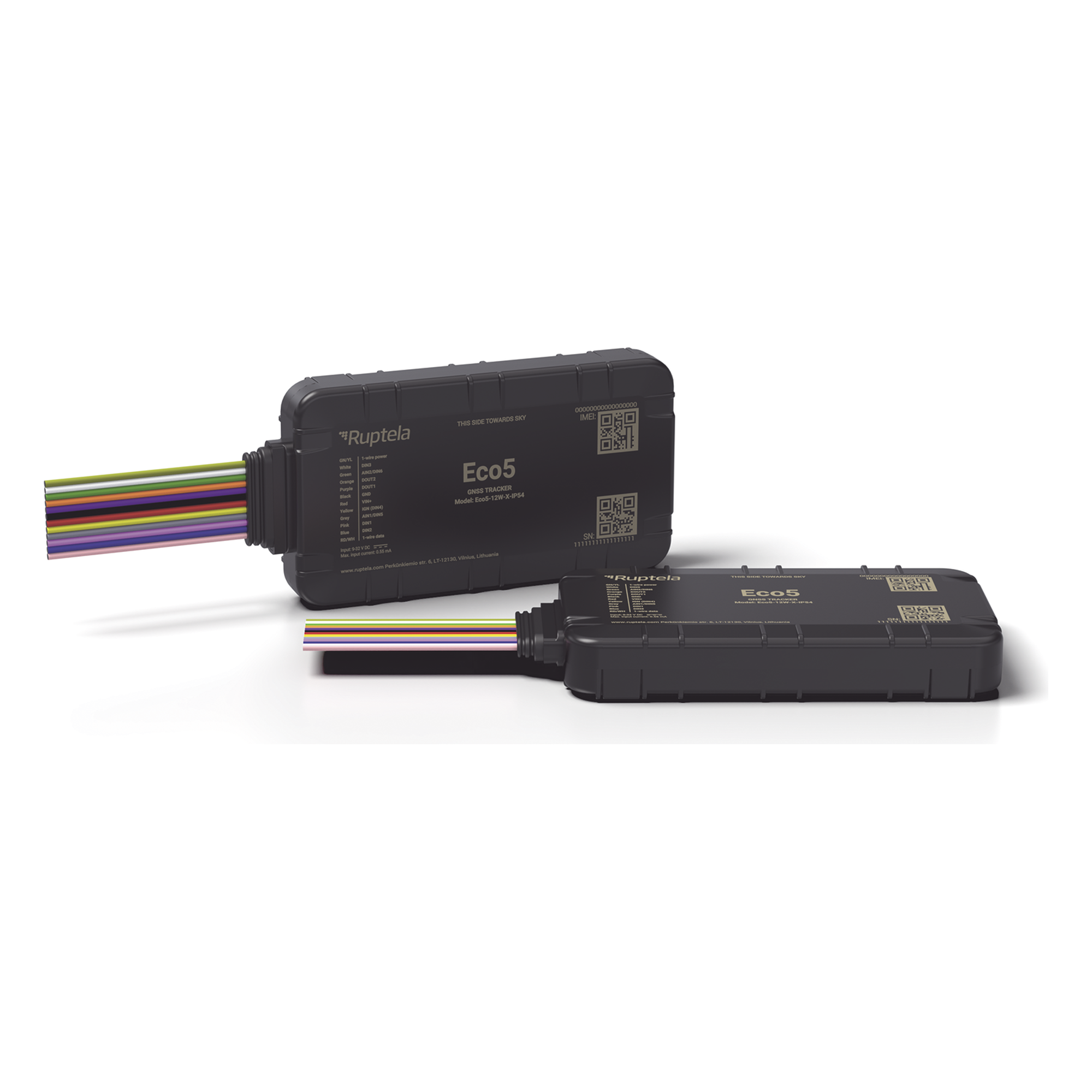 Localizador GPS Vehicular / LTE Cat1 con Respaldo 2G / GNSS U-blox M10 / Bluetooth BLE 5.0 / IP54 / Alimentación 9-32 V