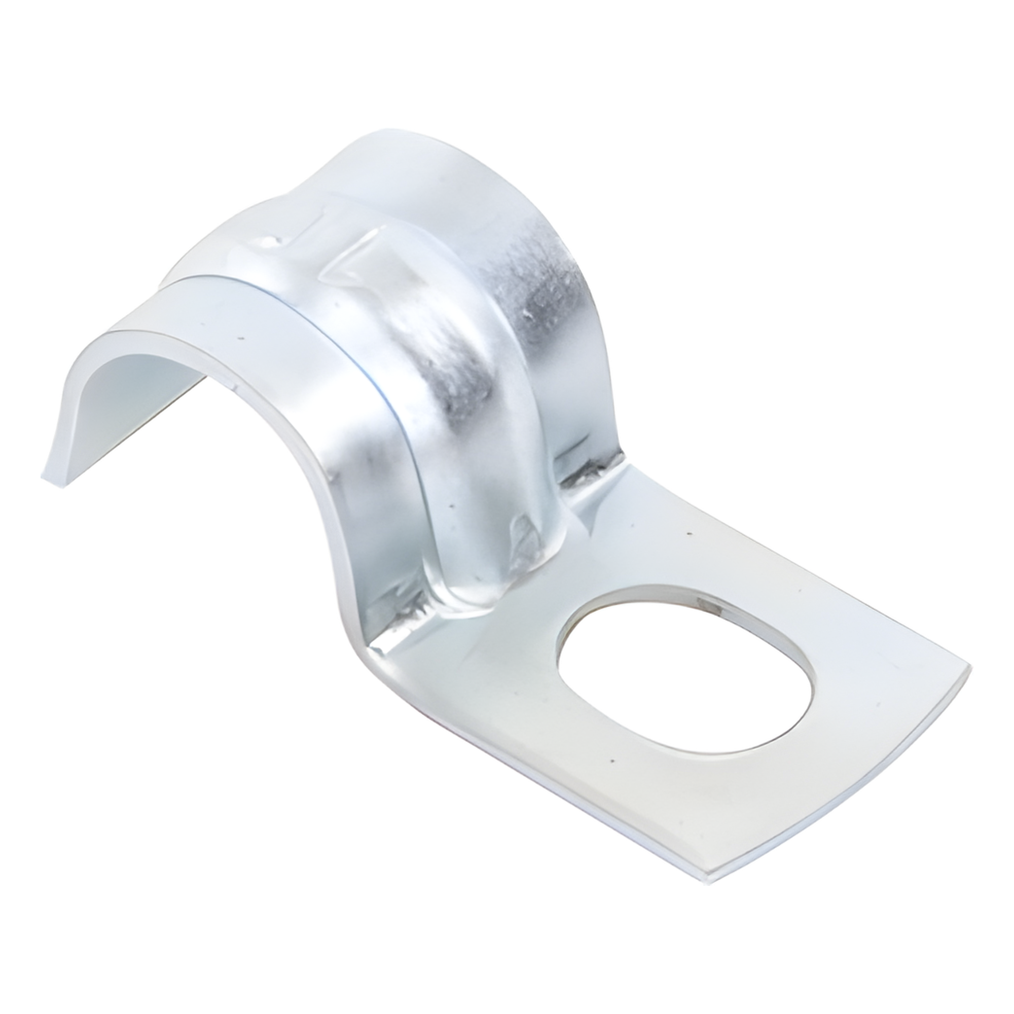 Abrazadera Tipo Uña / Acero Cincado 5 micras / Espesor 0.9-1.2 mm / Cable 3/8" (9.5 mm) / Tubos Ligeros y Cables — INDEX · SKU ABP-I010