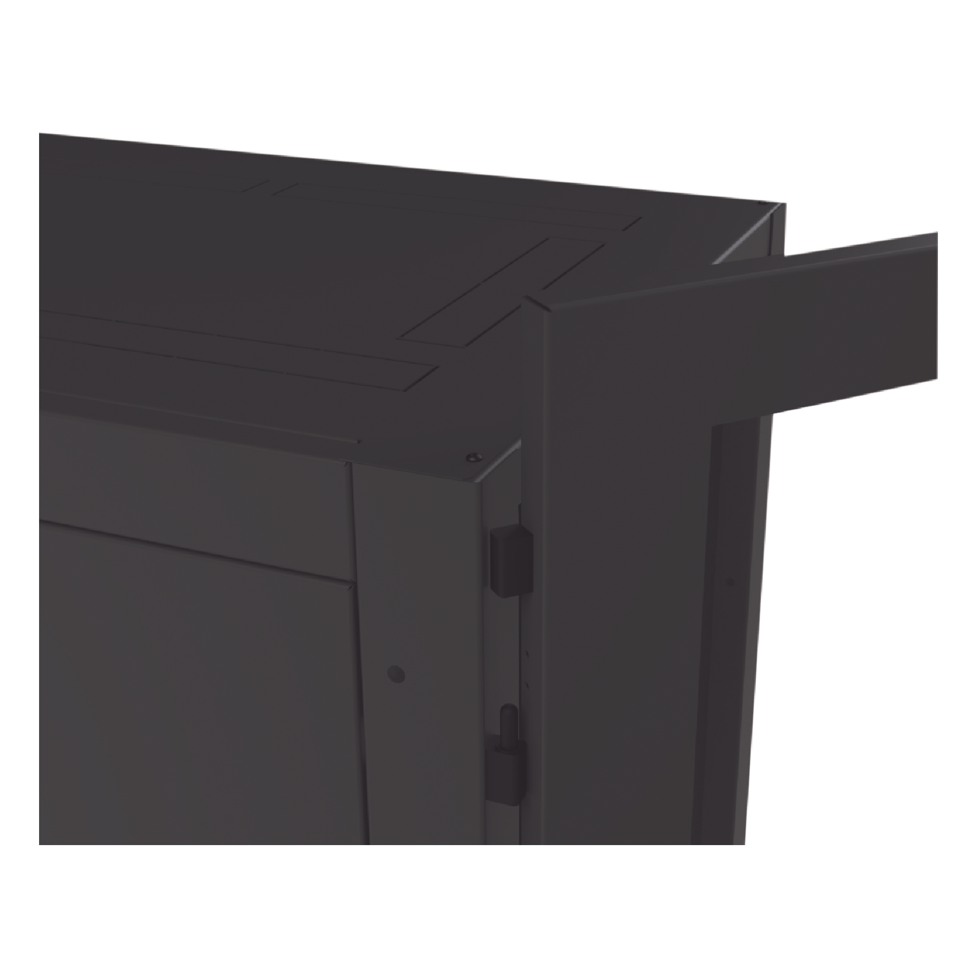 Gabinete Rack de Piso / 19" Estándar / 42UR / 600 mm x 1000 mm / Acero / Puerta con Cristal Templado