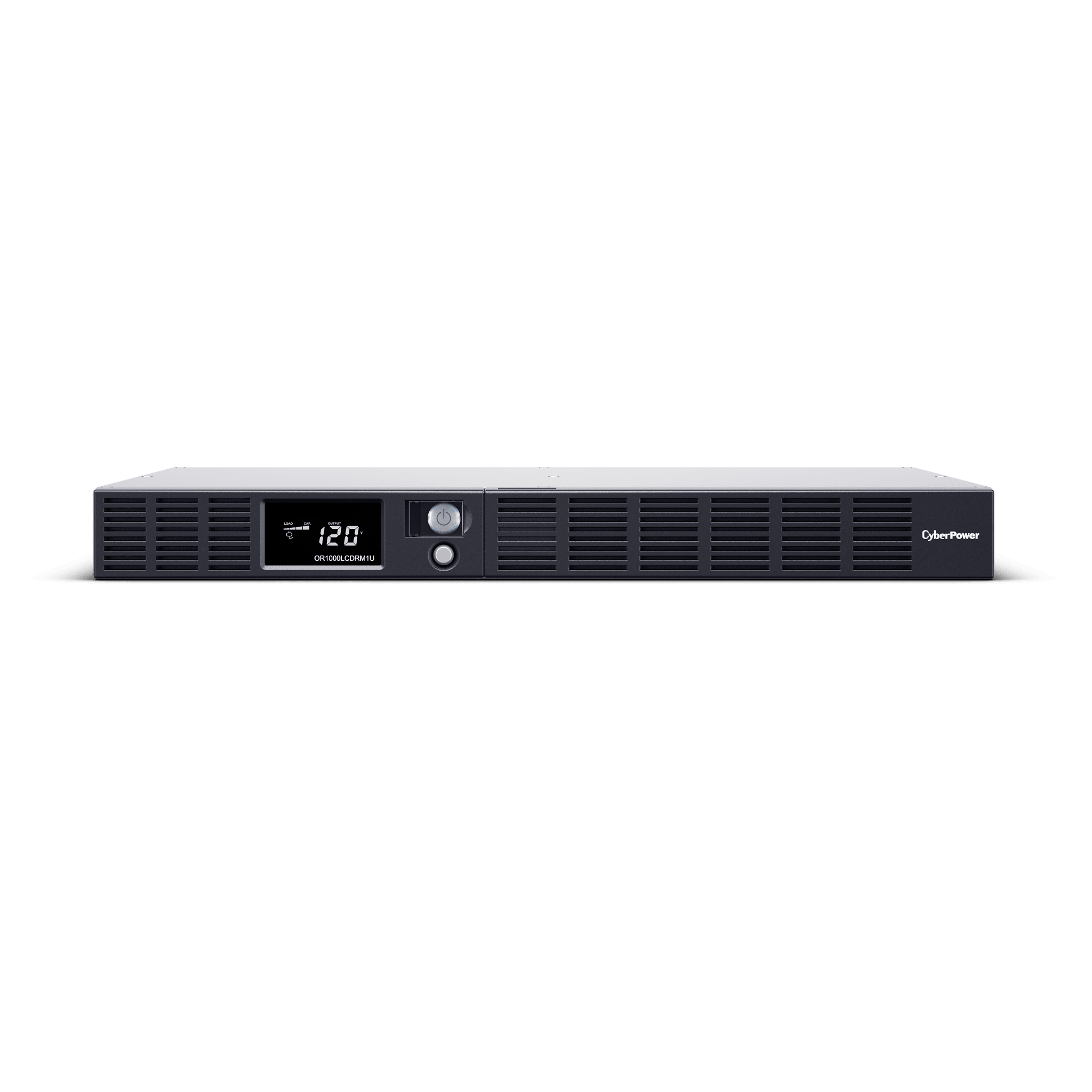 UPS Interactivo en Línea / 1000 VA / 600 W / Topología Línea Interactiva / Rack 1 UR / 6 Tomas NEMA 5-15R / AVR / LCD Multifunción — CYBERPOWER · SKU OR1000LCDRM1UA