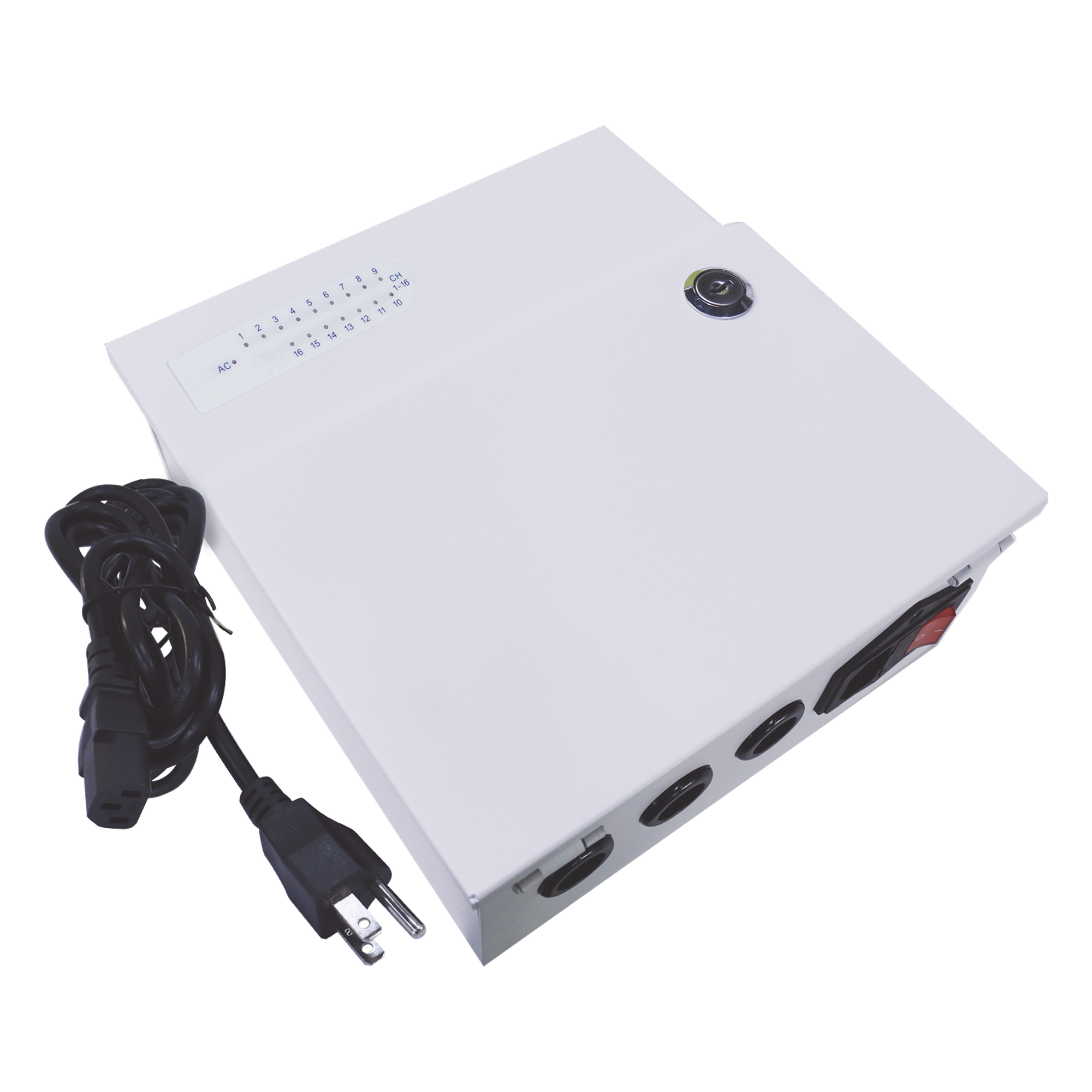 Fuente de Poder / Entrada 100-240 Vca / Salida 24 Vca / 20 A / 16 Canales / 36 W / Rango -25°C a 40°C / 8.5 x 7.95 x 3.86 in