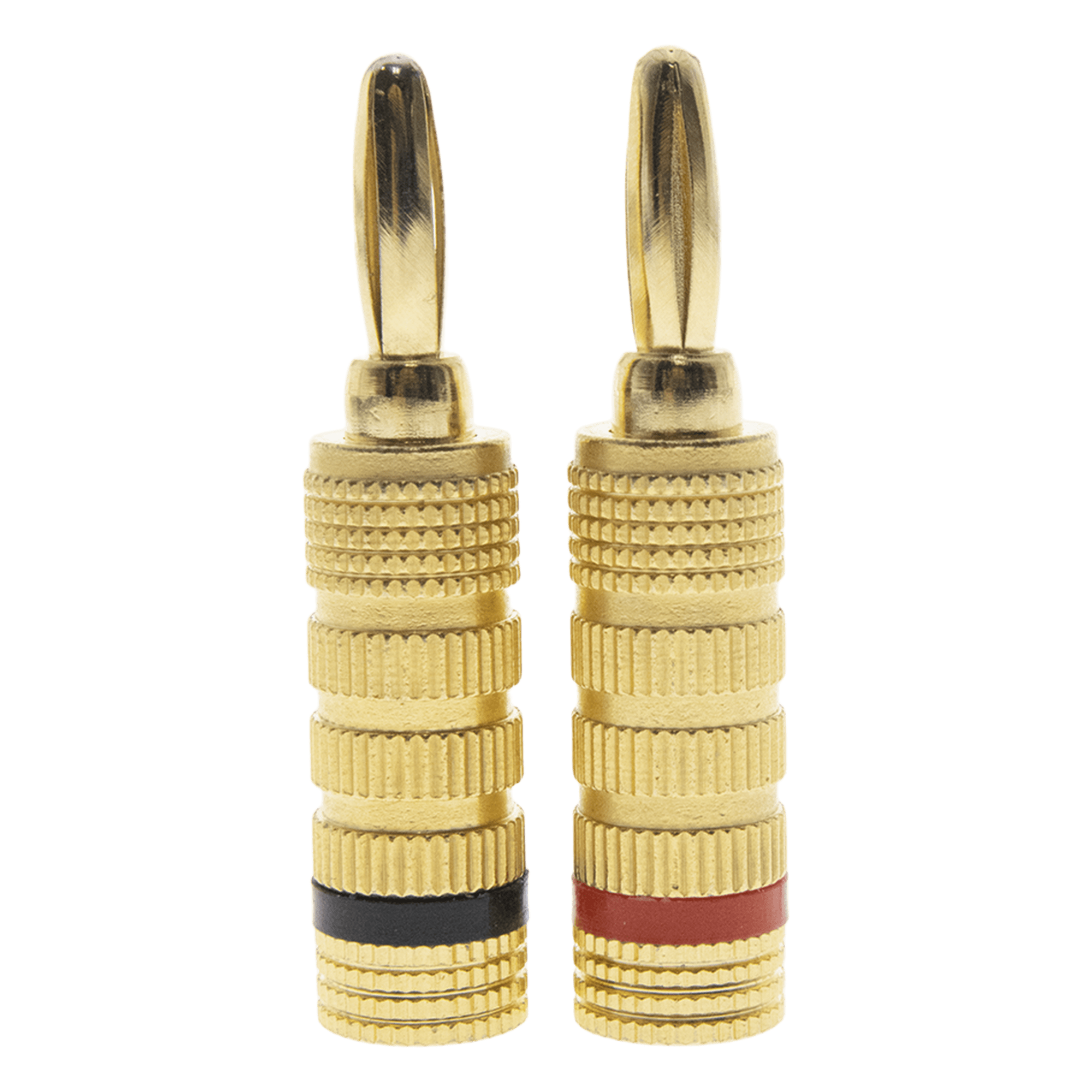 Kit Conector Banana / Tipo Tornillo / Chapado en Oro 24K / 12 AWG Máx / Polaridad Codificada / 2 Piezas — EPCOM PROAUDIO · SKU EP-BSC-KIT