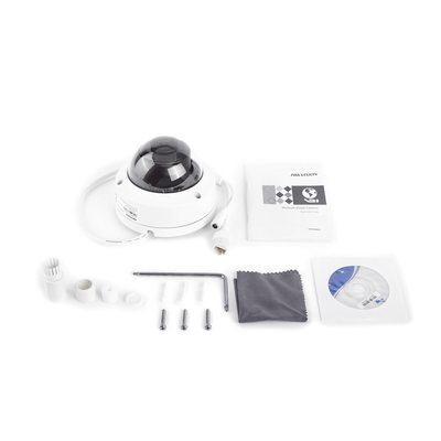 Domo IP 8 Megapixel (4K) / Serie PRO / 30 mts IR EXIR / Exterior IP67 / IK10 / Lente 2.8 mm / WDR 120 dB / PoE / Videoanaliticos Integrados / MicroSD