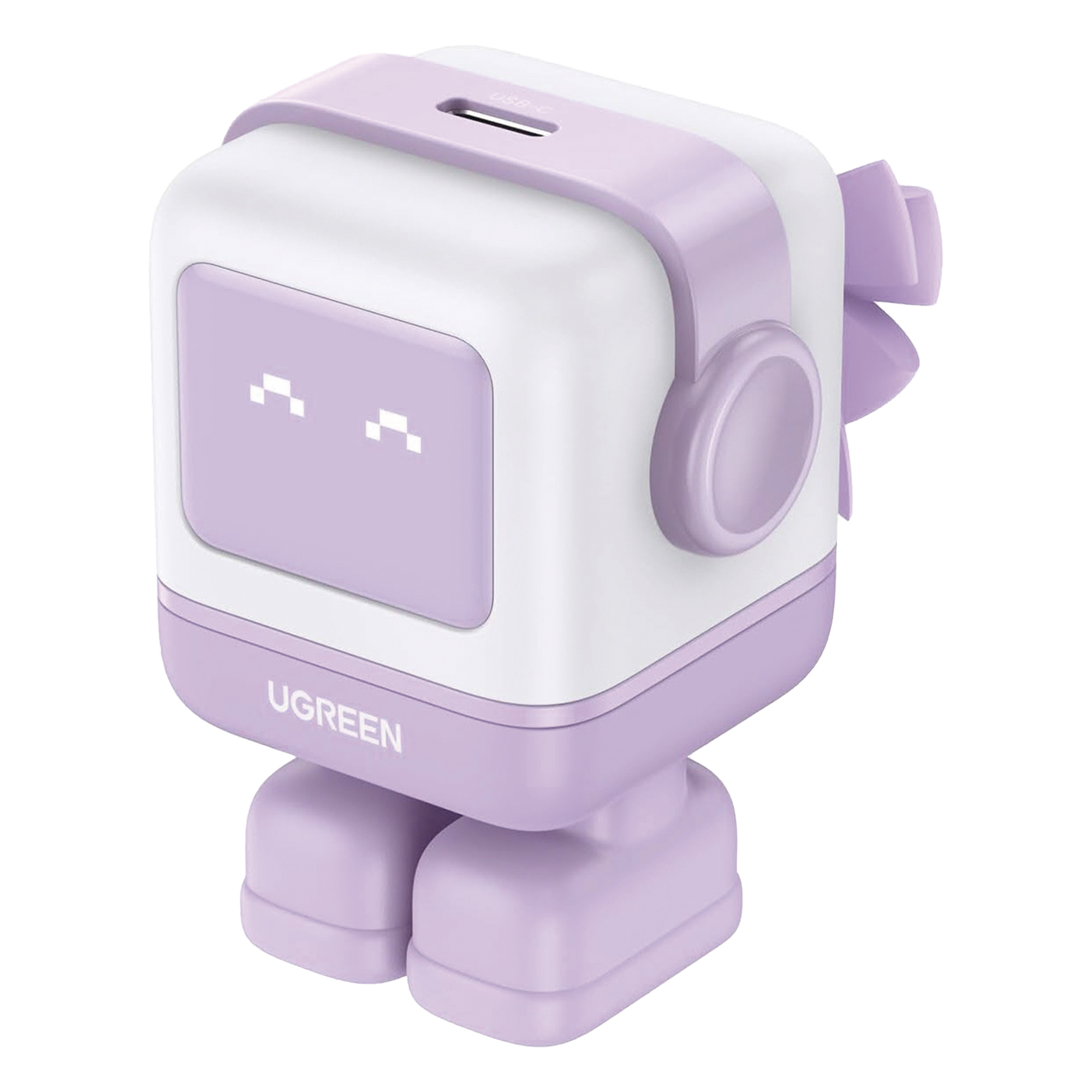 Cargador de Pared / 30W / USB-C PD3.0 PPS / GaN / Pantalla LED Interactiva / Material Ignífugo UL94-V0 — UGREEN · SKU 25036