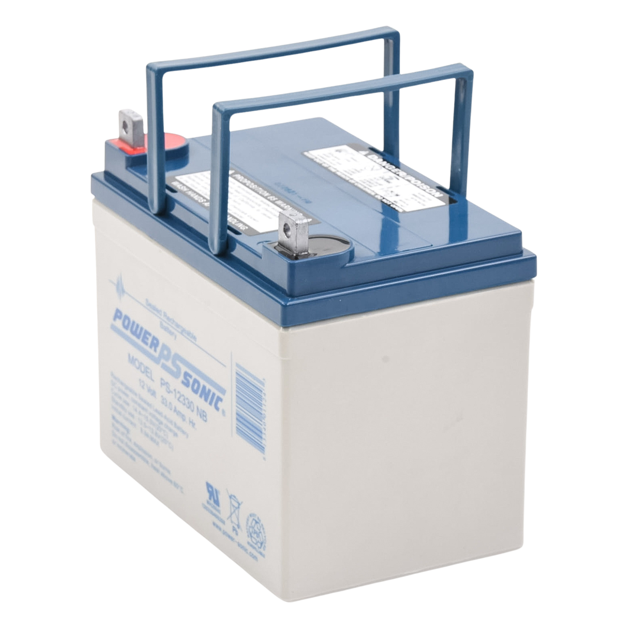 Batería de Respaldo AGM/VRLA / 12V / 33Ah @20hr / Terminales NB / 5 Años Vida Útil / UL Reconocida