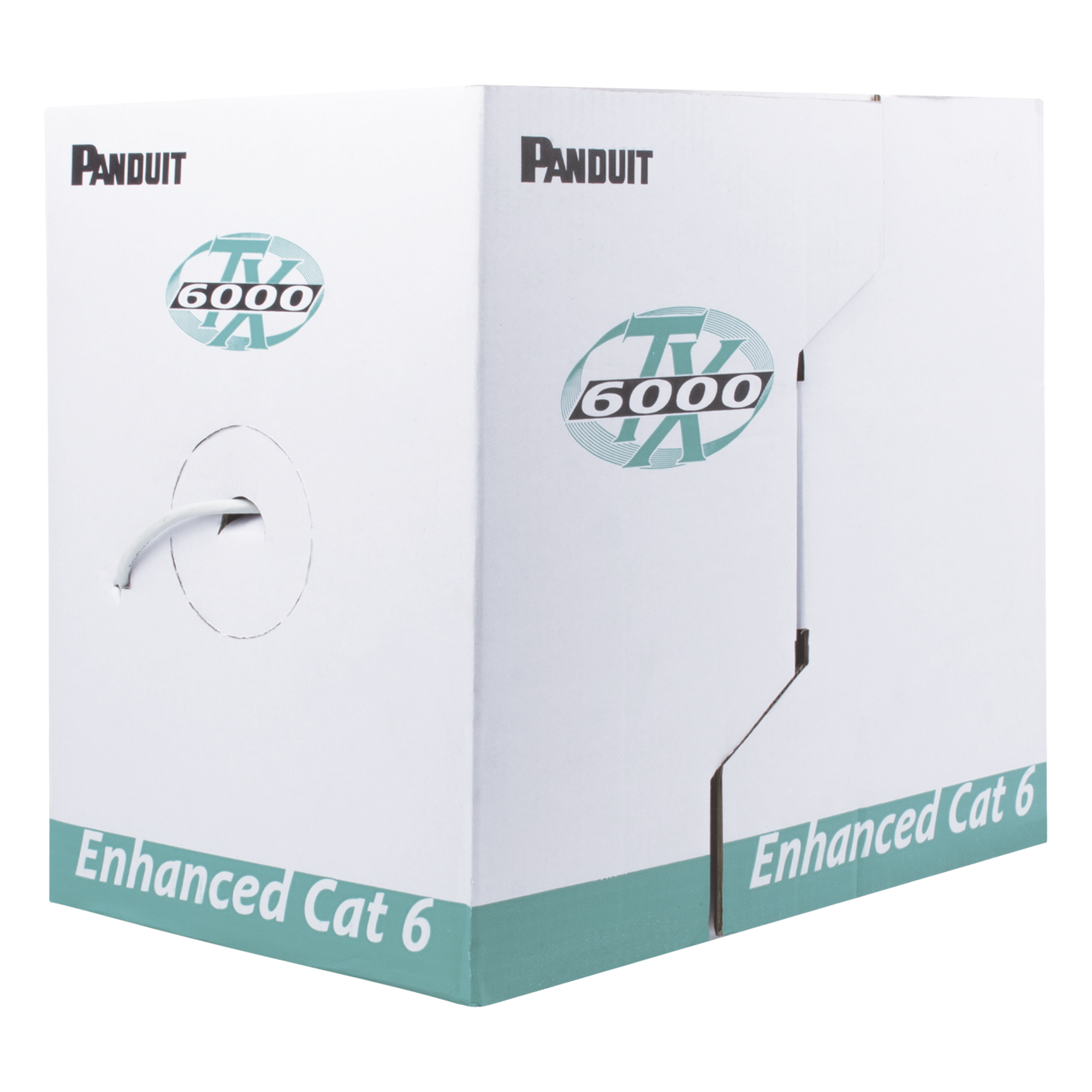 Cable UTP / Categoría 6A Mejorado / 23 AWG Cobre Sólido / 305 m (1000 ft) / CMR Riser / 4 Pares / 250 MHz / PoE — PANDUIT · SKU PUR6004IG-ME