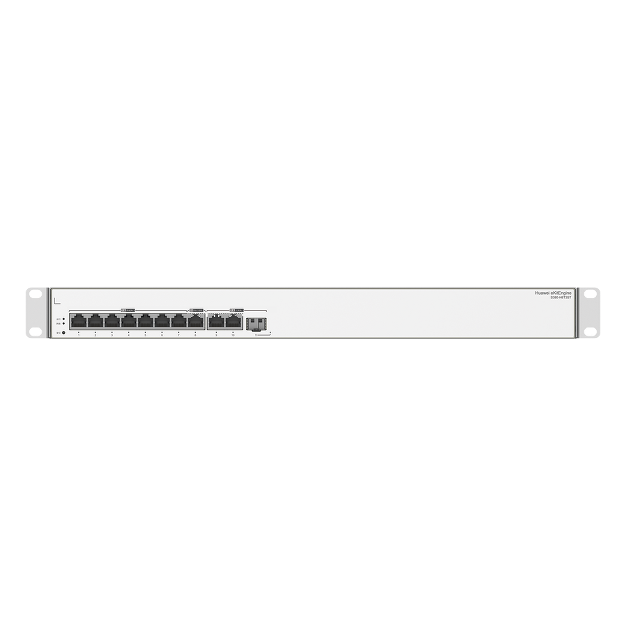 Router Multi-Servicio / 2 Puertos GE WAN + 1 Puerto SFP WAN + 1 Puerto GE WAN/LAN / 7 Puertos GE LAN / Switching 16 Gbps / 500 Clientes / 64 APs / Nube Gratuita — HUAWEI · SKU S380-H8T3ST
