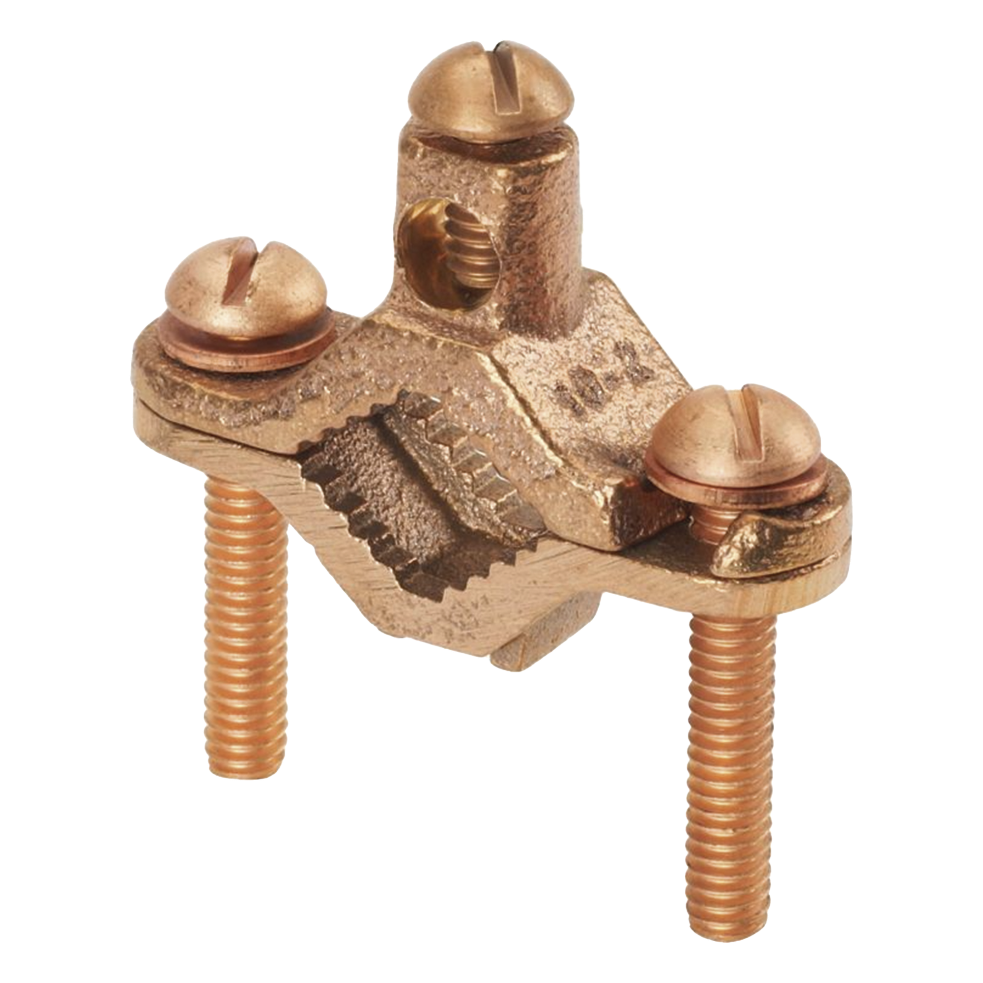 Abrazadera de Tierra Física / Bronce Anticorrosión / Conductor 2 AWG / Entierro Directo / Tubo 12.7 mm a 25.4 mm (0.5 a 1 in) — PANDUIT · SKU GPC2-1D-C