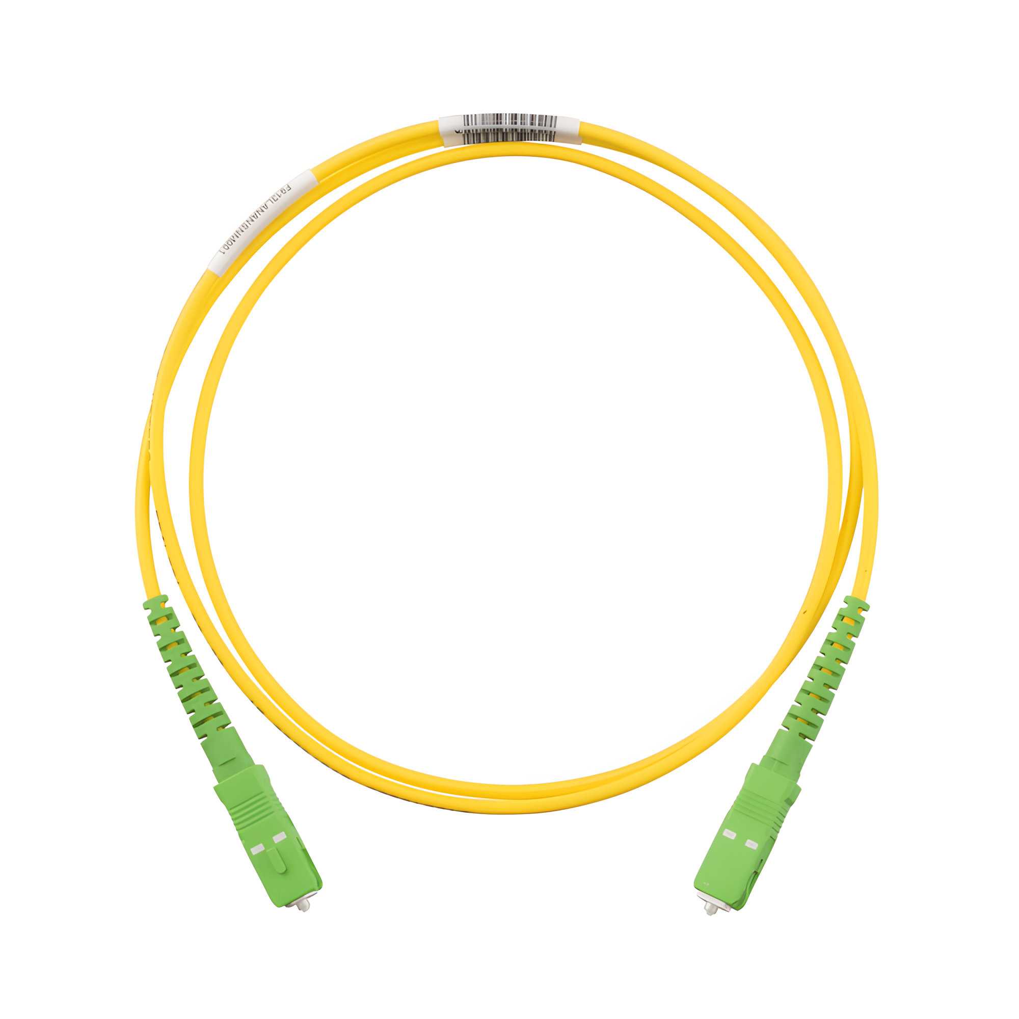 Jumper de Fibra Óptica / Monomodo OS2 9/125 / SC/APC-SC/APC Simplex / OFNR Riser / 5 m (16.40 pies) / Amarillo — PANDUIT · SKU F913RANANSNM005