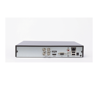 DVR 4 Canales TurboHD + 2 Canales IP / 4 Megapíxel Lite / Audio por Coaxitron / 1 Bahía de Disco Duro / H.265+ / Salida de Video en Full HD 