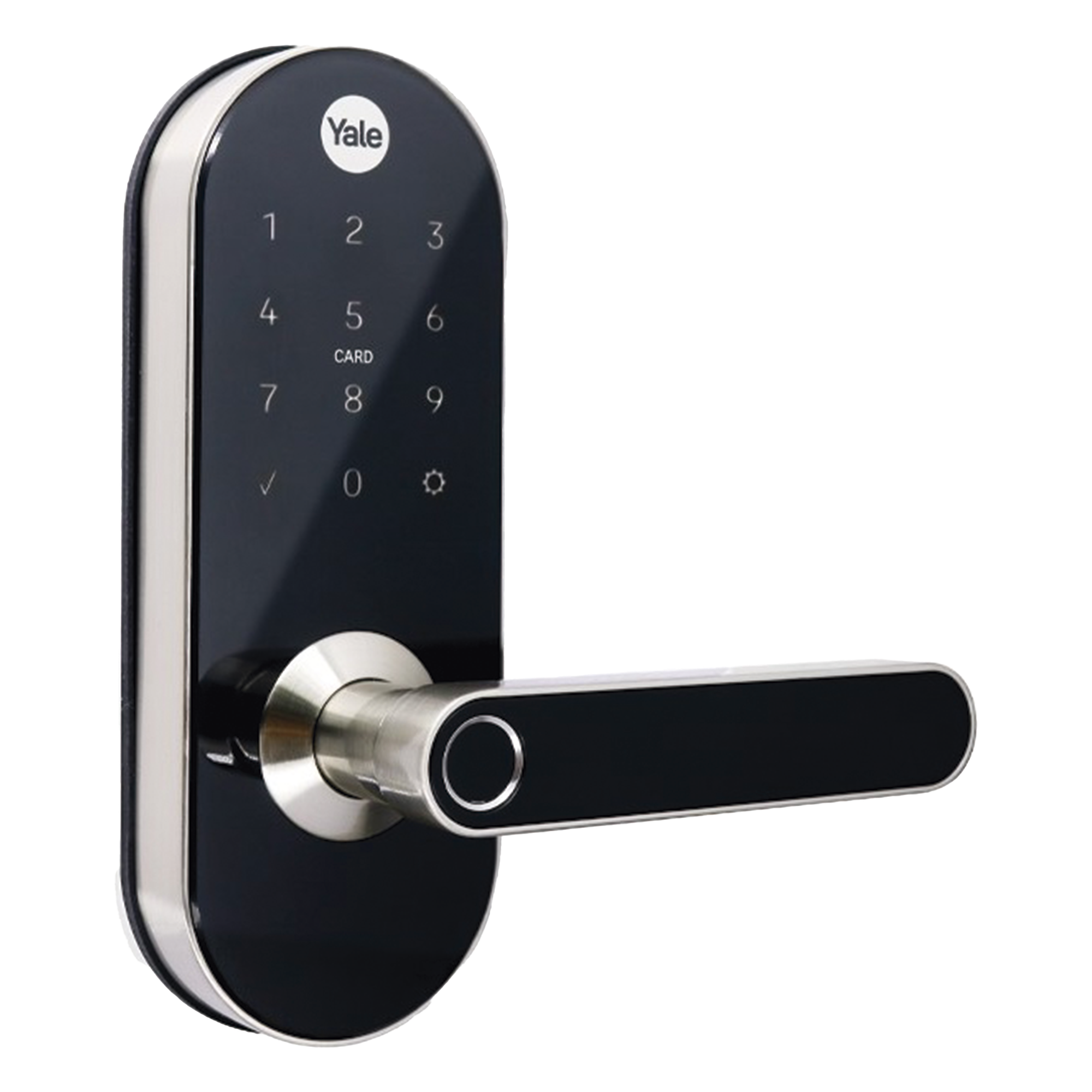Cerradura Digital / Control Remoto / Lector de Huella y Tarjeta / Teclado Táctil / Zigbee 20 m (65.6 ft) / 250 Códigos / Backset Ajustable — YALE-ASSA ABLOY · SKU MX81727