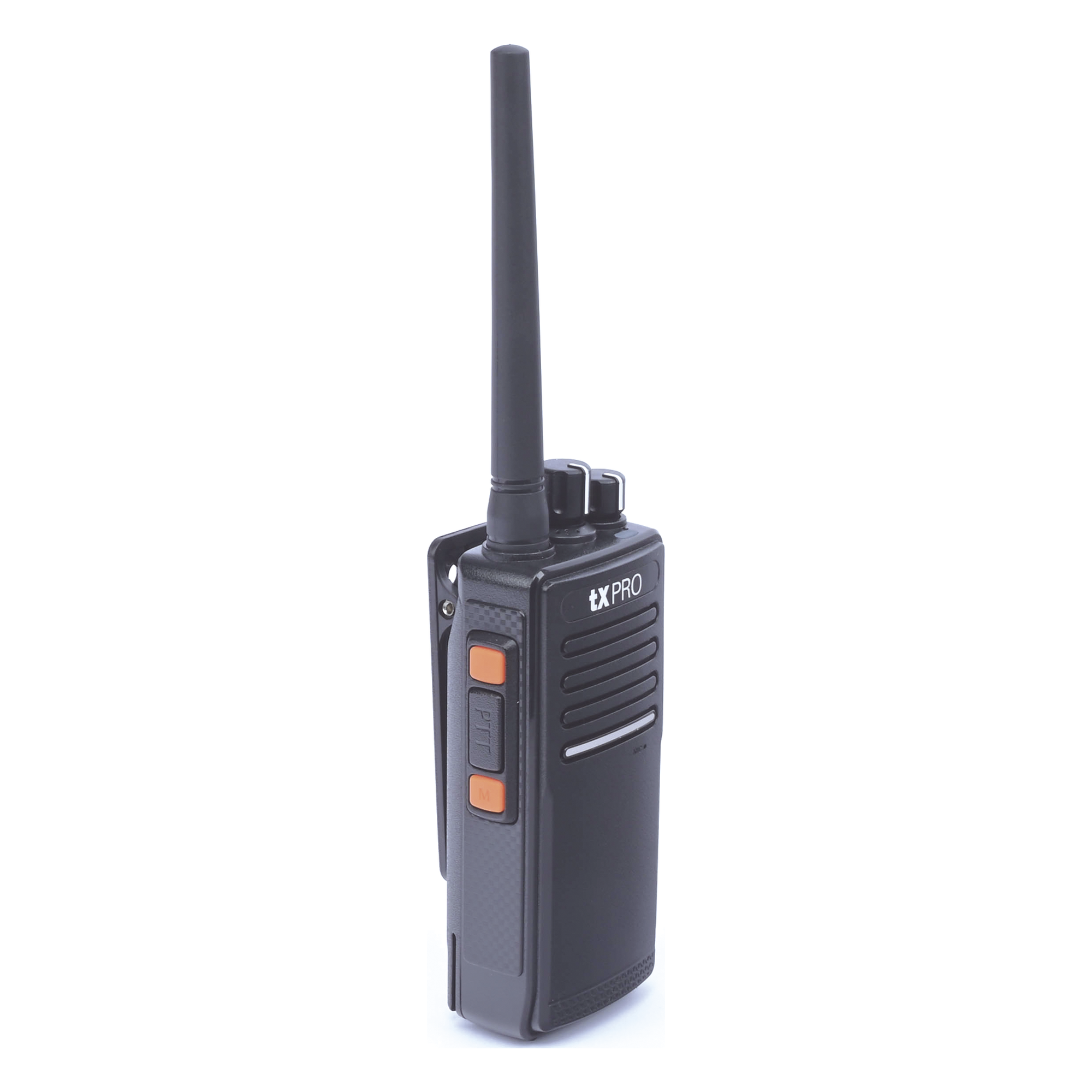 Radio Portátil UHF 400-512 MHz, Digital DMR y Analógico, 5 W, Incluye antena, batería, cargador y clip,  16 canales preconfigurados