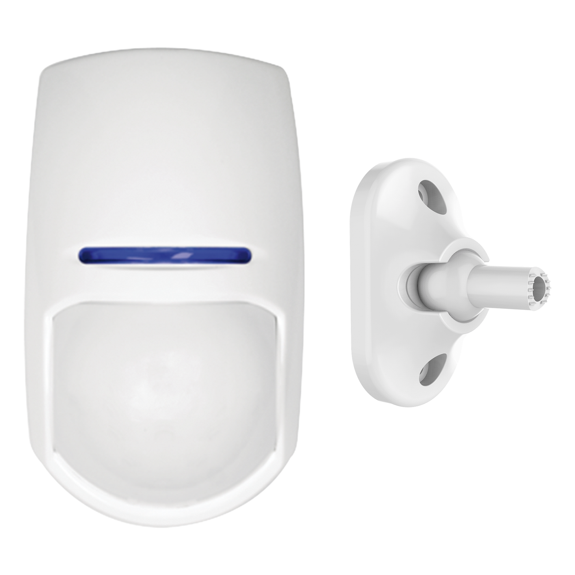 Detector PIR Inalámbrico Interior / Inmunidad a Mascotas 24 kg / Alcance 10 m (32.8 ft) / Ángulo 85° / Montaje Universal — HIKVISION · SKU DS-PD2-P10P-W/UB