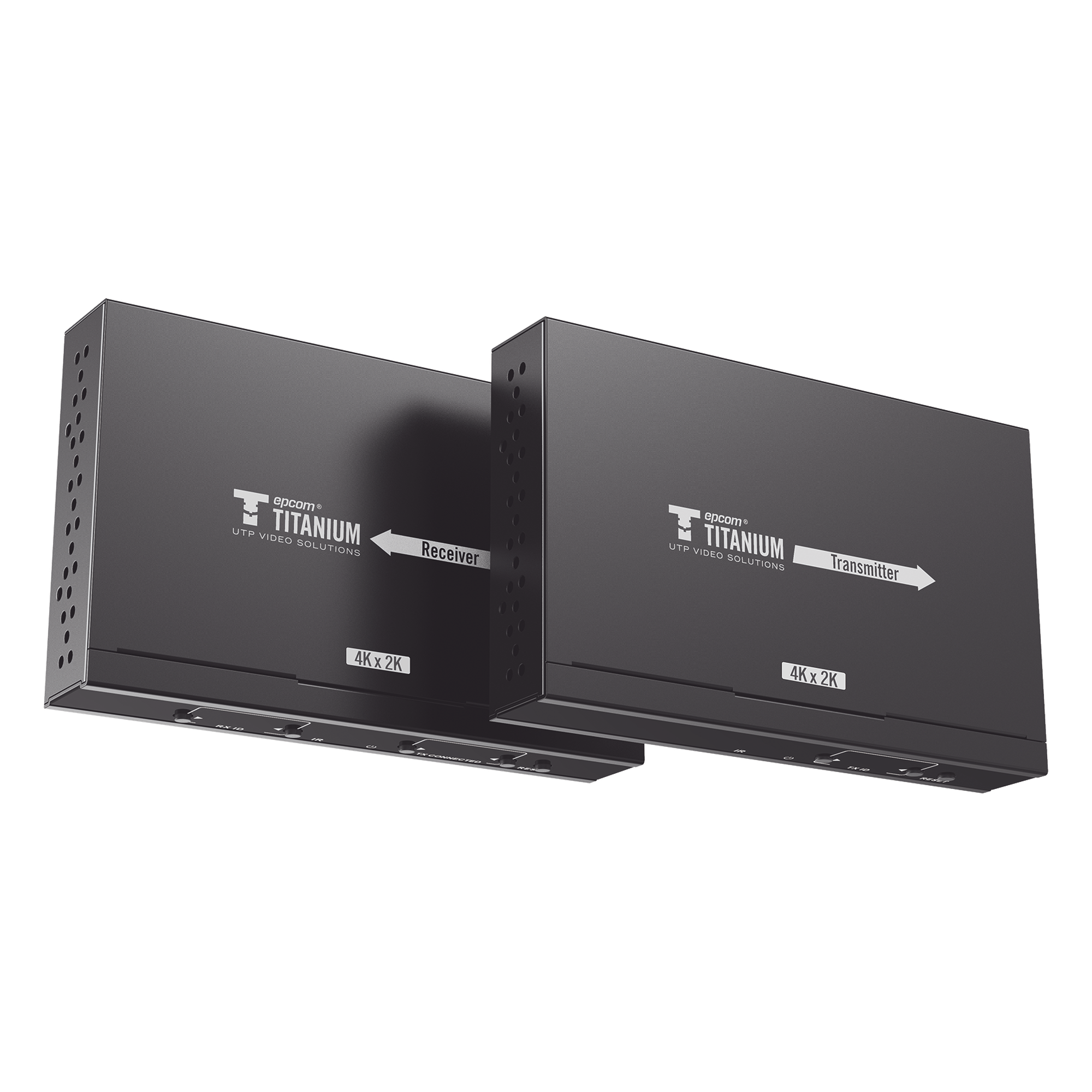 Kit Extensor Matricial HDMI / 4K @ 30Hz / 120 m (393.7 ft) / 100 TX Entrada / RX Ilimitados / Cat6 / Control PC y Remoto — EPCOM TITANIUM · SKU TT-683-MATRIX-4.0