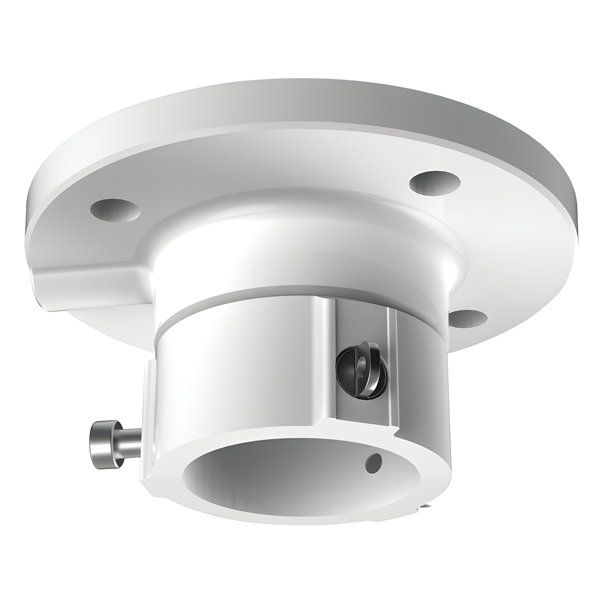 Montaje de Techo para Domo PTZ / Aleación de Aluminio / Diámetro 116.5 mm / Peso 380 g / Color Blanco — HIKVISION · SKU DS-1663ZJ