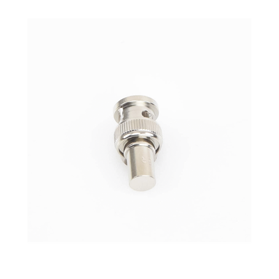 Carga Coaxial Terminal de 75 Ohm para CCTV, 1/2 Watt, en Conector BNC Macho, Níquel/ Oro/ Delrin