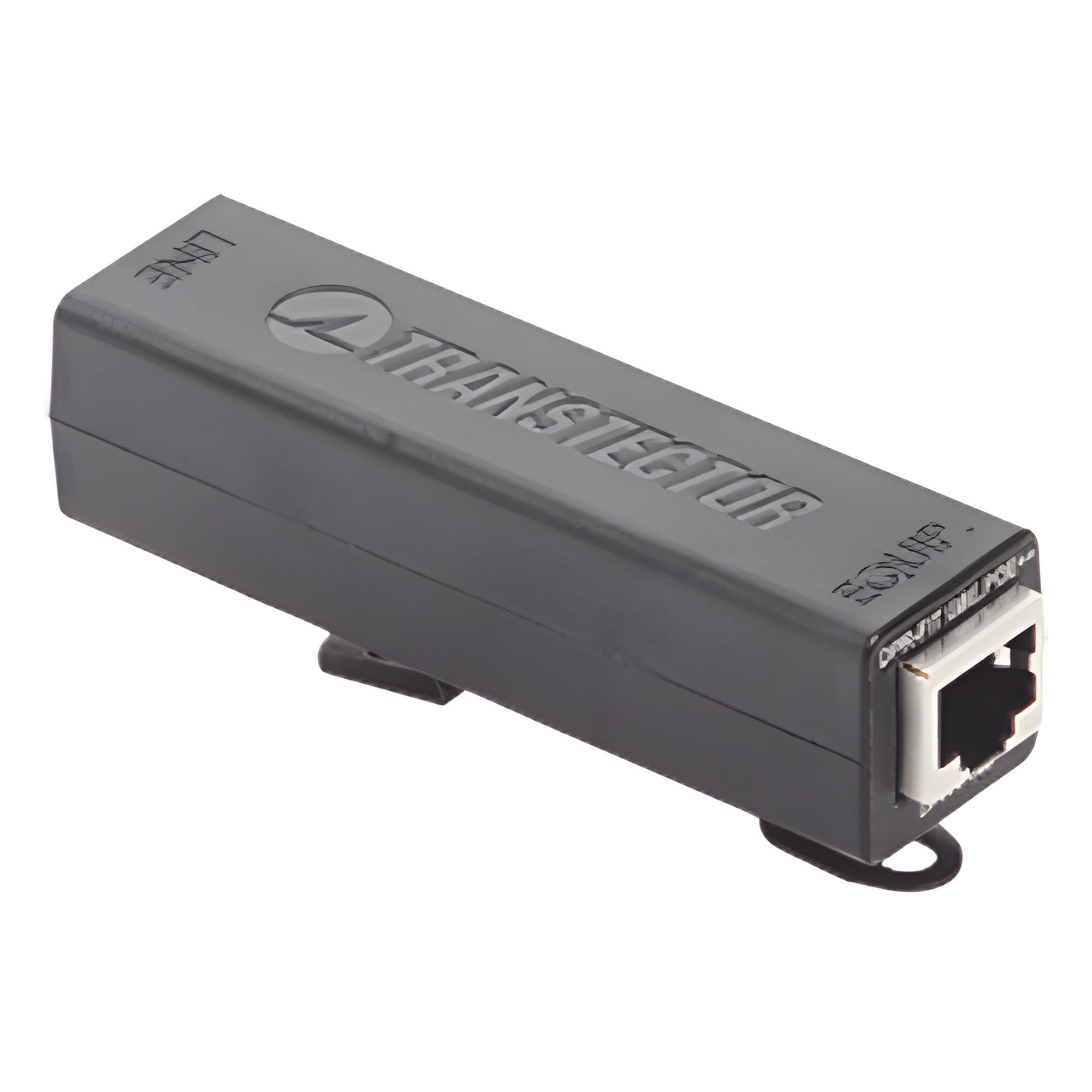 Protector PoE++ Interior / Tecnología Híbrida SASD-GDT / 100W / RJ45 Blindado / Respuesta <5ns / -40 a 75°C / Montaje Rack DIN — TRANSTECTOR · SKU DPR-F140