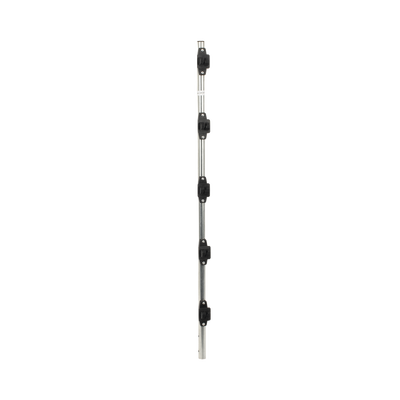 Poste de Paso para Cercas Eléctricas / Tubo Redondo 25 mm (1 in) / Longitud 1 m (39.4 in) / 5 Aisladores Integrados / Acero Galvanizado en Caliente