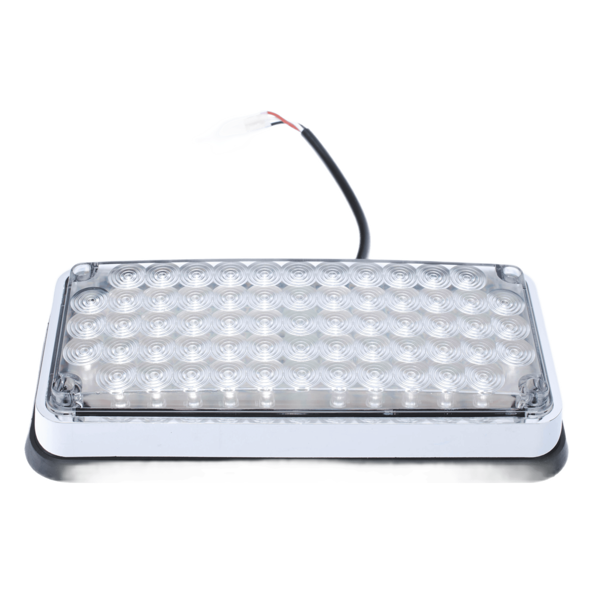 Luz de Advertencia LED / 7x3" / Bicolor Rojo/Claro / 66 LEDs / 12 VCC / 10 Patrones de Destello / Montaje Permanente — EPCOM INDUSTRIAL SIGNALING · SKU XLTE295RW