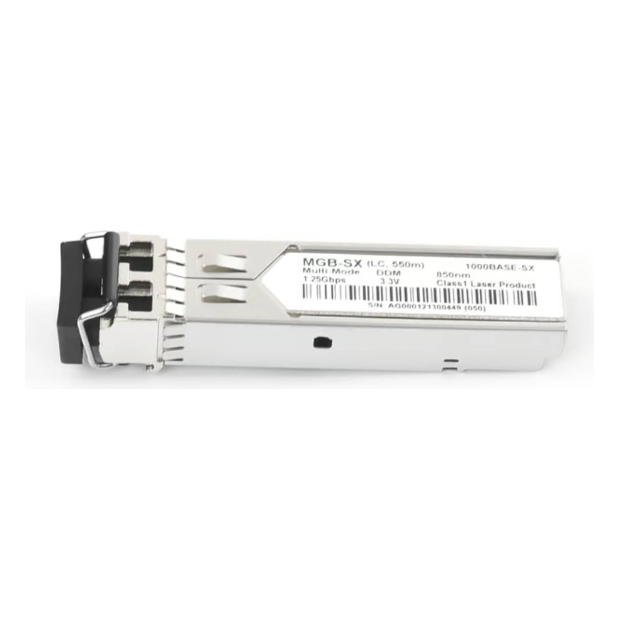 Transceptor SFP / 1G LC Duplex / Multimodo 550 m / 850 nm / Hot-Pluggable / 0°C a 60°C