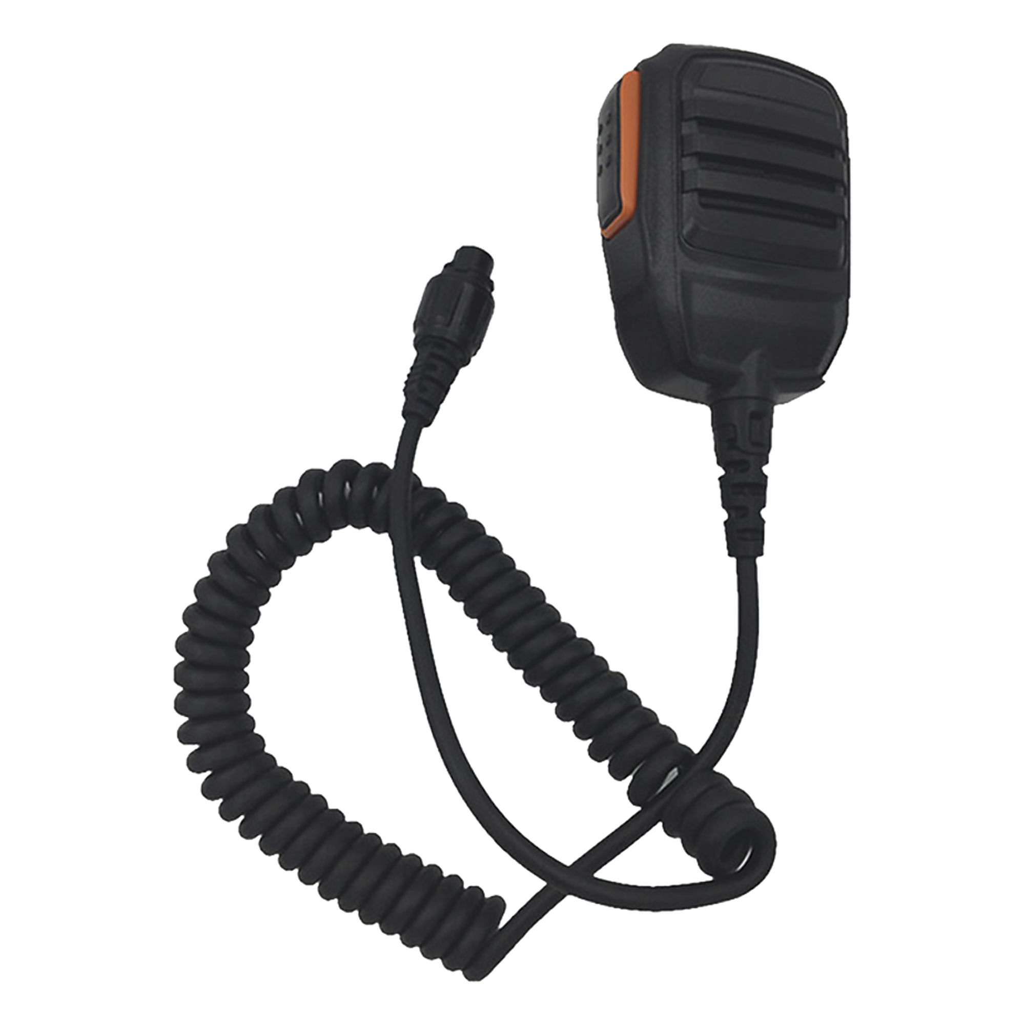 Micrófono PTT para Radio Móvil / Conector 8 Pines / IP54 / Cable Reforzado Kevlar / Resistencia 40 kg — TXPRO · SKU TXH221