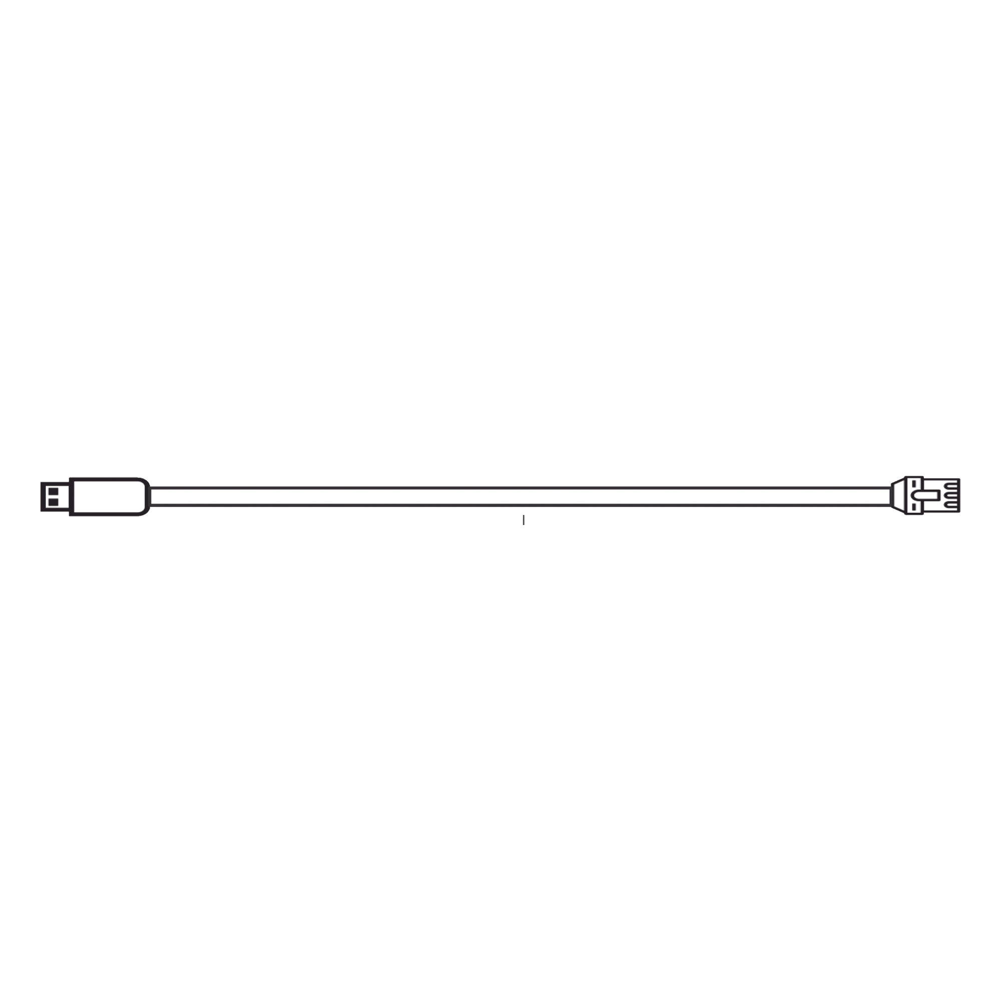 Cable de Comunicación USB-RS485 / USB 2.0 a RJ45 / Protocolo RS232 / 3 m (9.8 ft) / Uso Industrial — PYTES · SKU RS23248100R