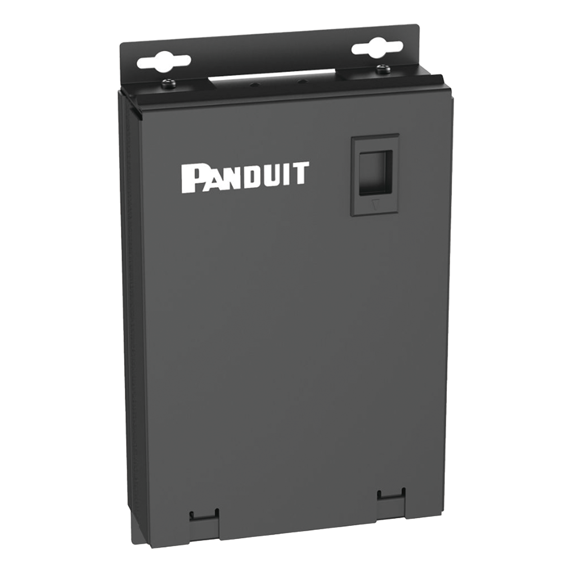 Caja de Consolidación / 12 Puertos Mini-Com / Acero / 287x181.6x63 mm / 0.94x0.60x0.21 ft / Negro — PANDUIT · SKU CPB12BL