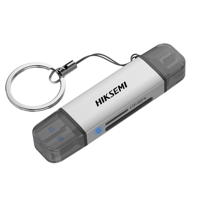 Lector de Tarjetas 2 en 1 / Conector Dual USB-A  y USB-C / Soporta SD y Micro SD