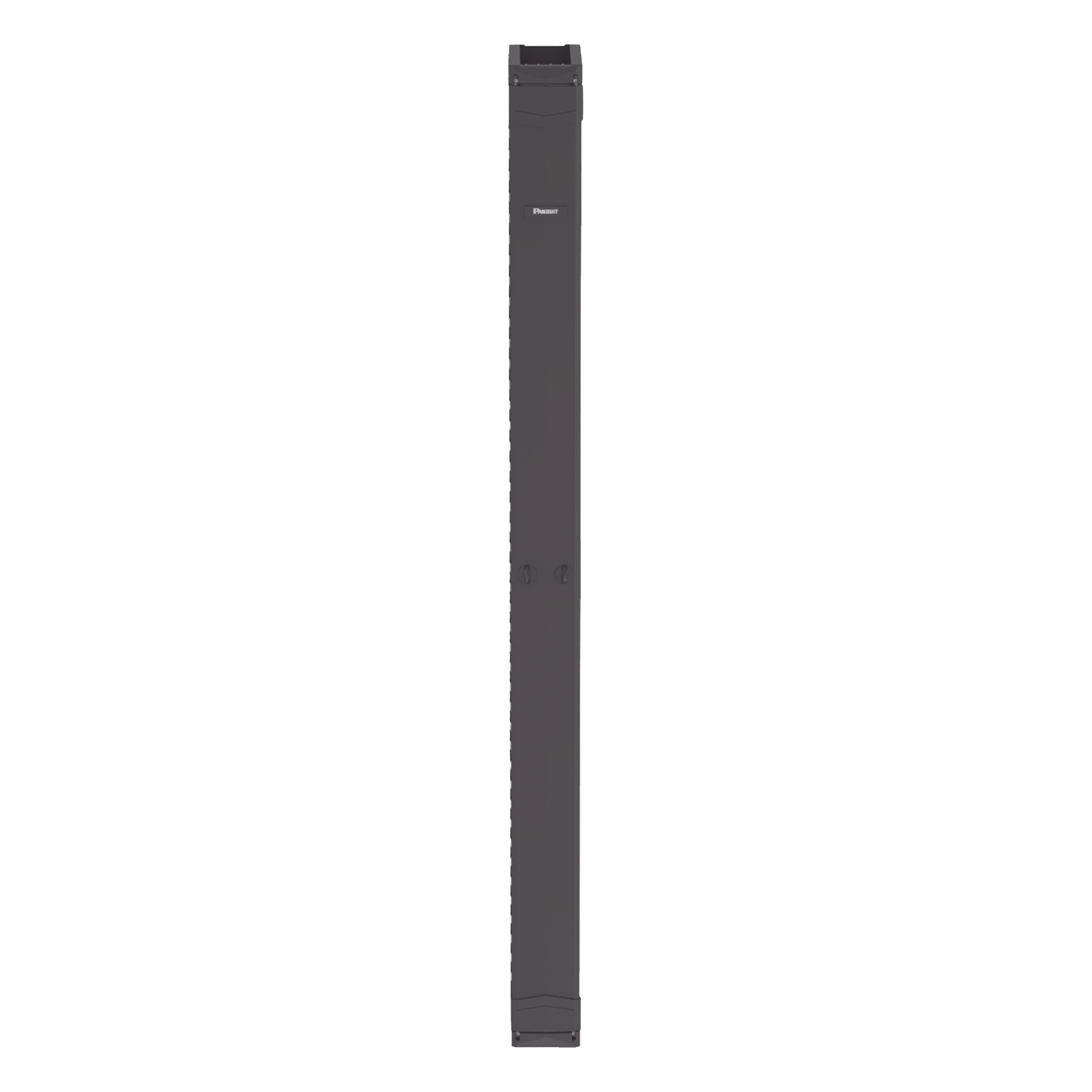 Organizador de Cables Vertical / Alta Densidad 45U / Ancho 6 in (152.4 mm) / Solo Frontal / Tapa de Acero / Rack Abierto EIA