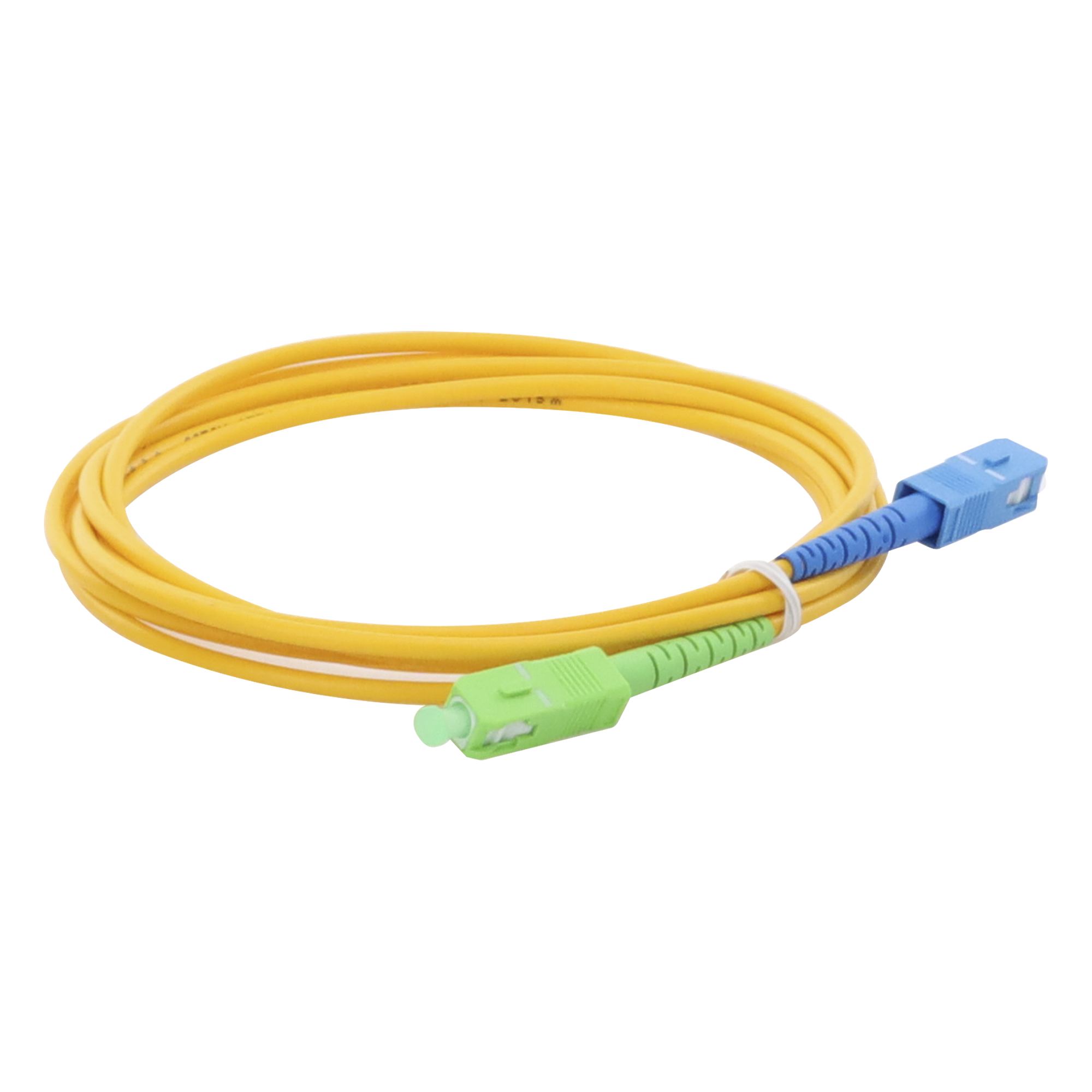 Jumper de Fibra Óptica / Monomodo OS2 G.652D / SC/APC-SC/UPC / Simplex / 2 m (6.56 ft) / 3 mm — LINKEDPRO BY EPCOM · SKU LPSM3SCASCUS2
