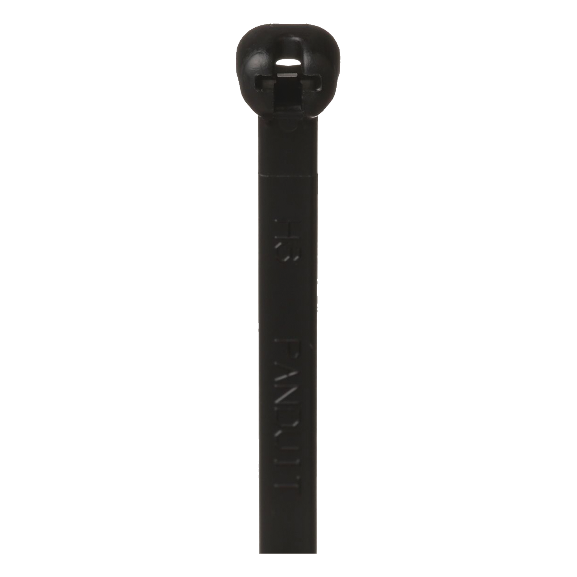 Cincho de Nylon 6.6 Dome-Top®, Con Lengüeta de Bloqueo de Acero Inoxidable, 203 mm largo x 4.7mm ancho, Color Negro, Exterior Resistente a Rayos UV, Paquete de 100pz