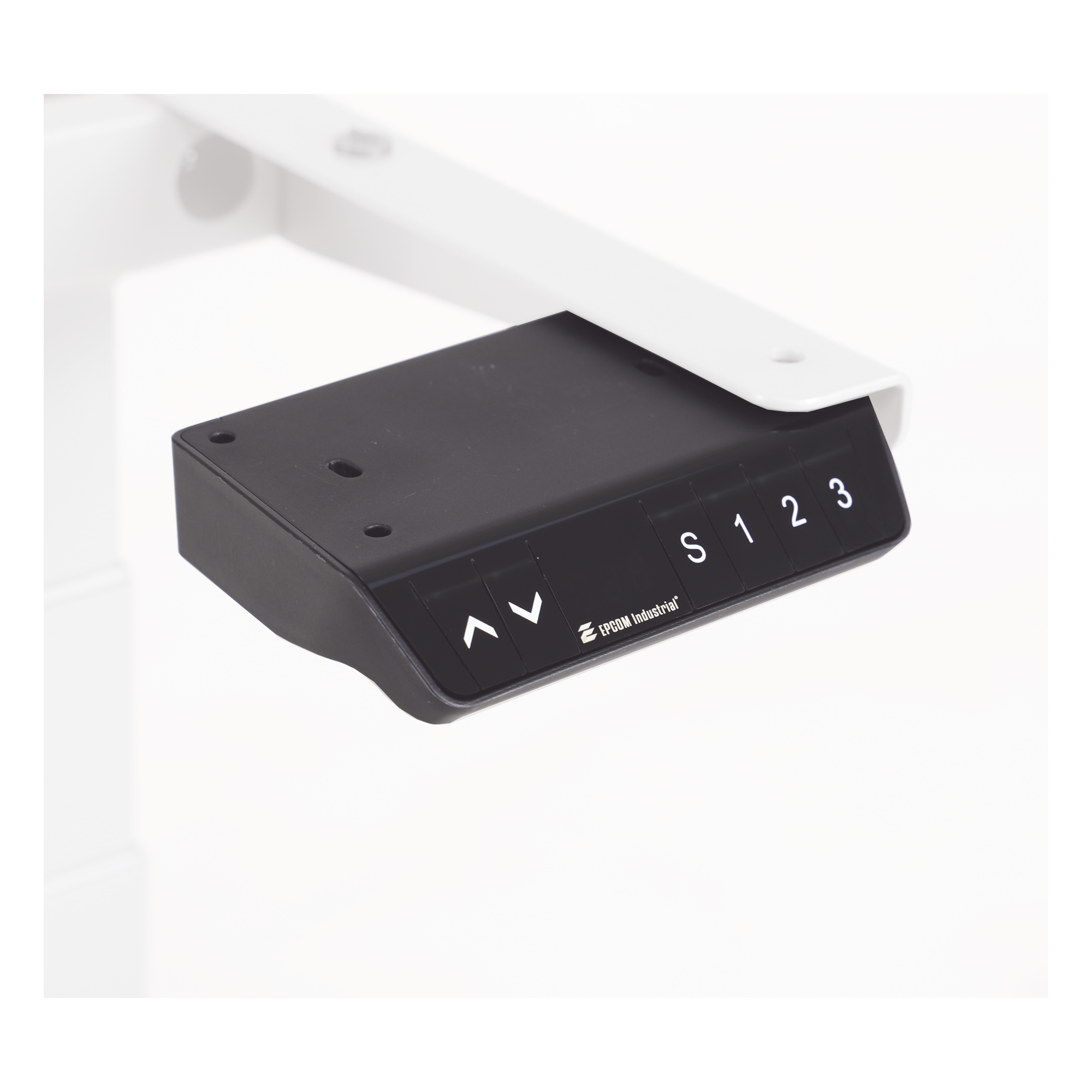 Controlador de Escritorio Ajustable / Memoria 3 Posiciones / Elevación 30 mm/s / Rango 600 a 1250 mm / Sensor Anticolisión / 100 g — EPCOM INDUSTRIAL · SKU CN33-2A3