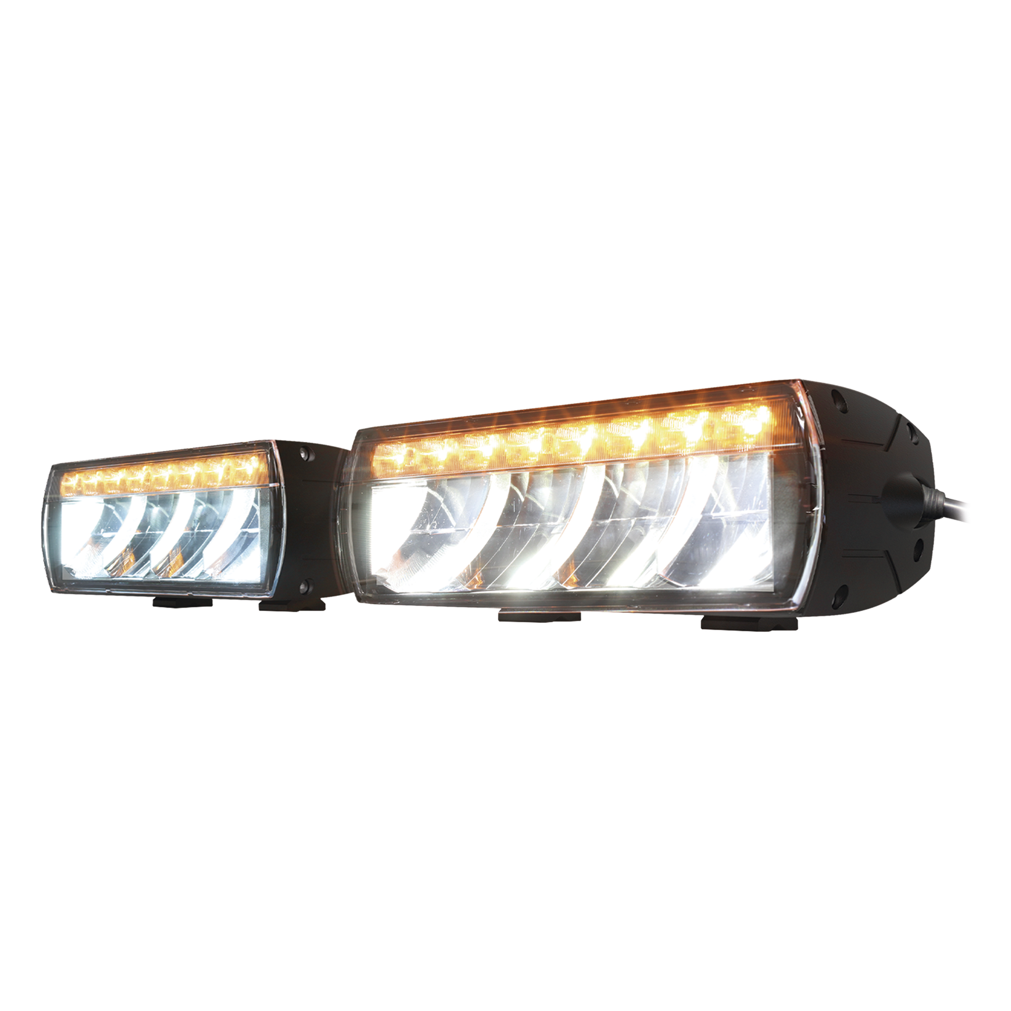 Luz LED de Trabajo / 1600-2400 Lúmenes / 12-24 VDC / IP67 / DOT / Arnés 3.05 m (10 ft) — ECCO · SKU EW4008