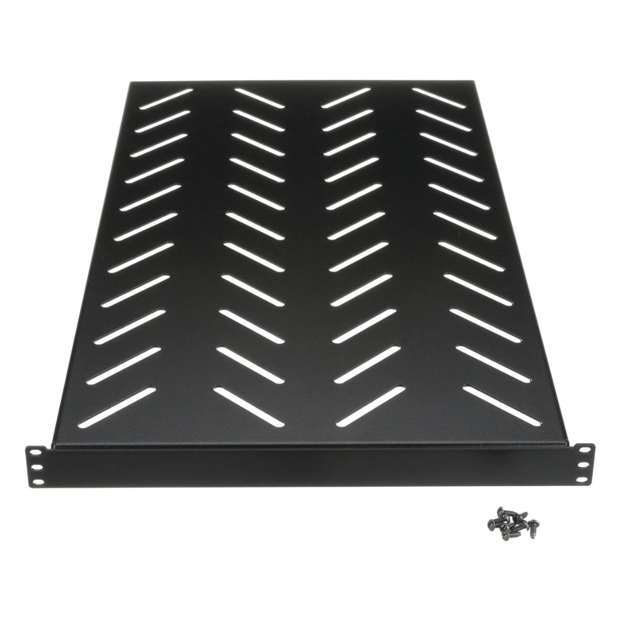 Charola para Rack 19" / 4 Postes / 1 UR / Carga 125 kg / Profundidad 774 mm (30.5 ft) / Acero