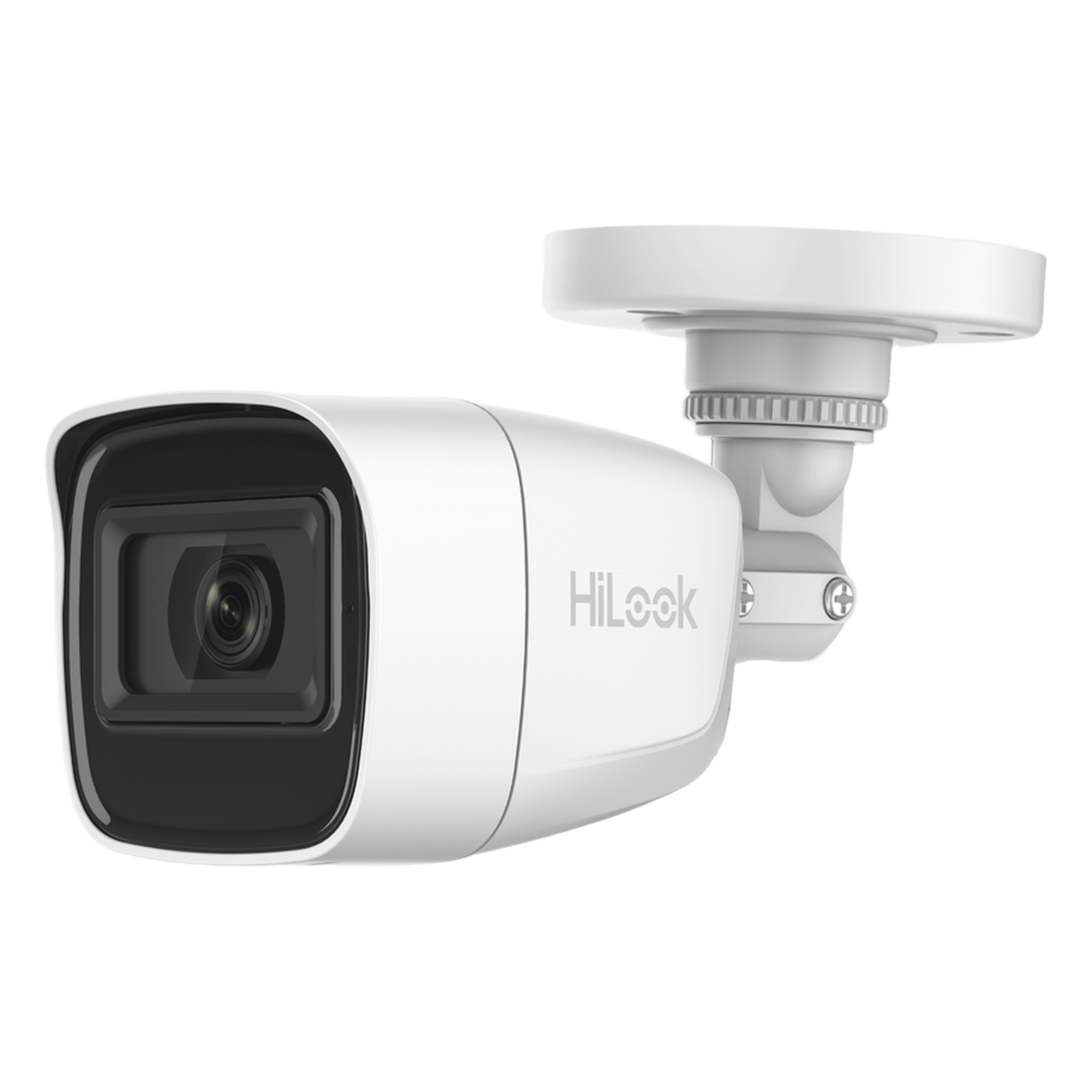 Cámara Bala TURBOHD / 2 Megapixel 1080p / Gran Angular 106.4° / IR EXIR 30 m (98.4 ft) / Audio por Coaxitron / IP66 / 4 Tecnologías — HiLook by HIKVISION · SKU THC-B120-MS