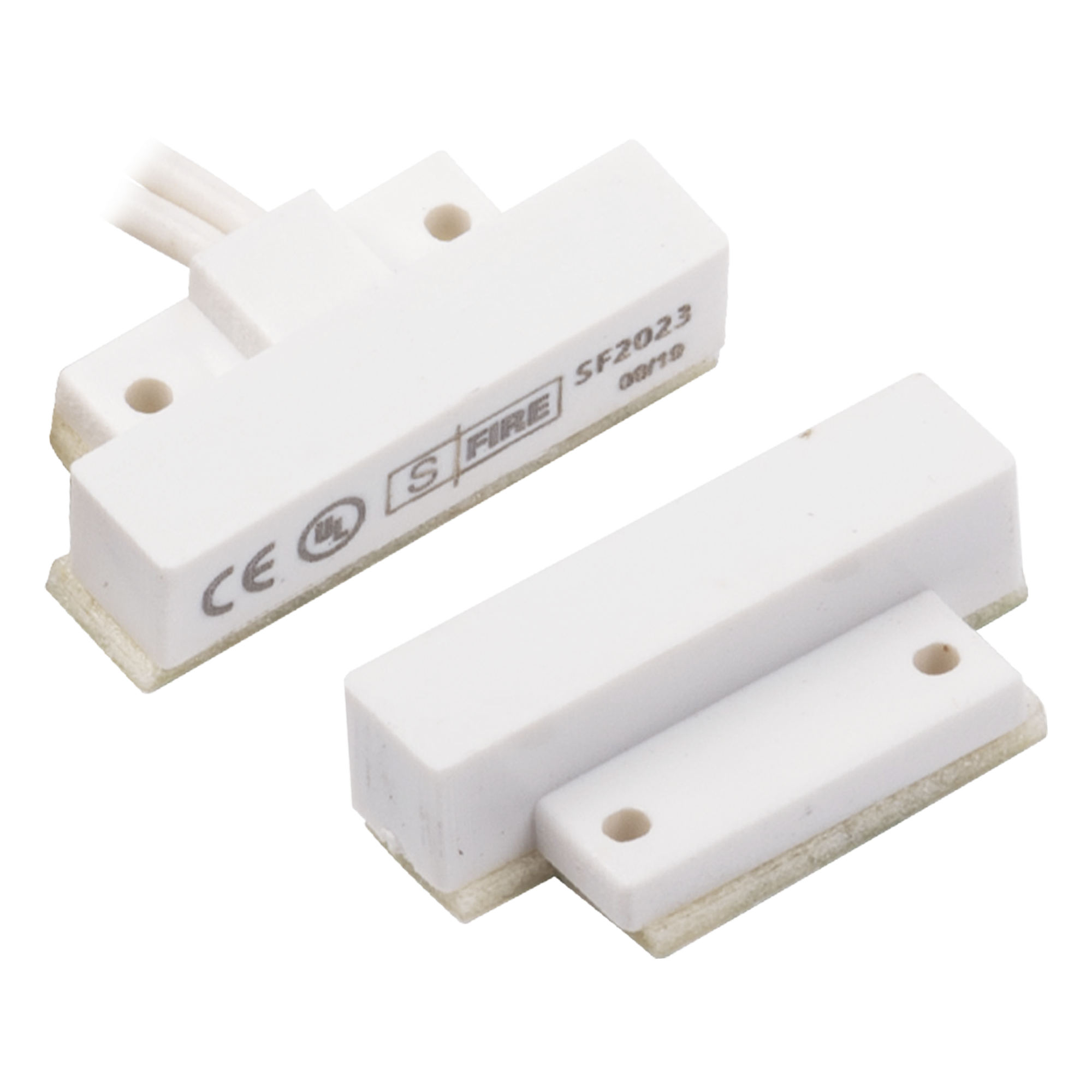 Contacto Magnético / GAP 13 mm (0.51 in) / Reed Switch NC / 12 VCC / Ultra Compacto / Puertas y Ventanas — SFIRE · SKU SF-2023