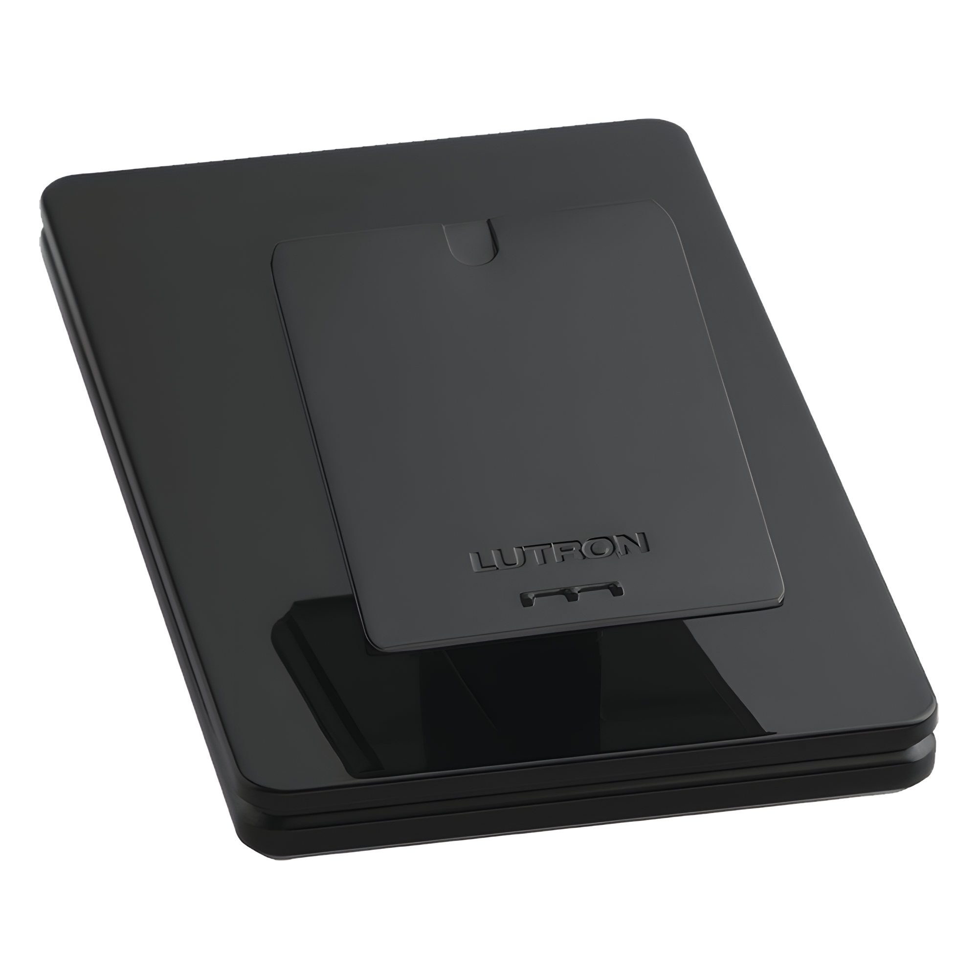 Pedestal de Mesa / Control Remoto Inalámbrico / Instalación sin Herramientas / Acabado Negro Brillante / 45 x 75 mm (1.77 x 2.95 in) — LUTRON CASETA WIRELESS · SKU LPED1BL