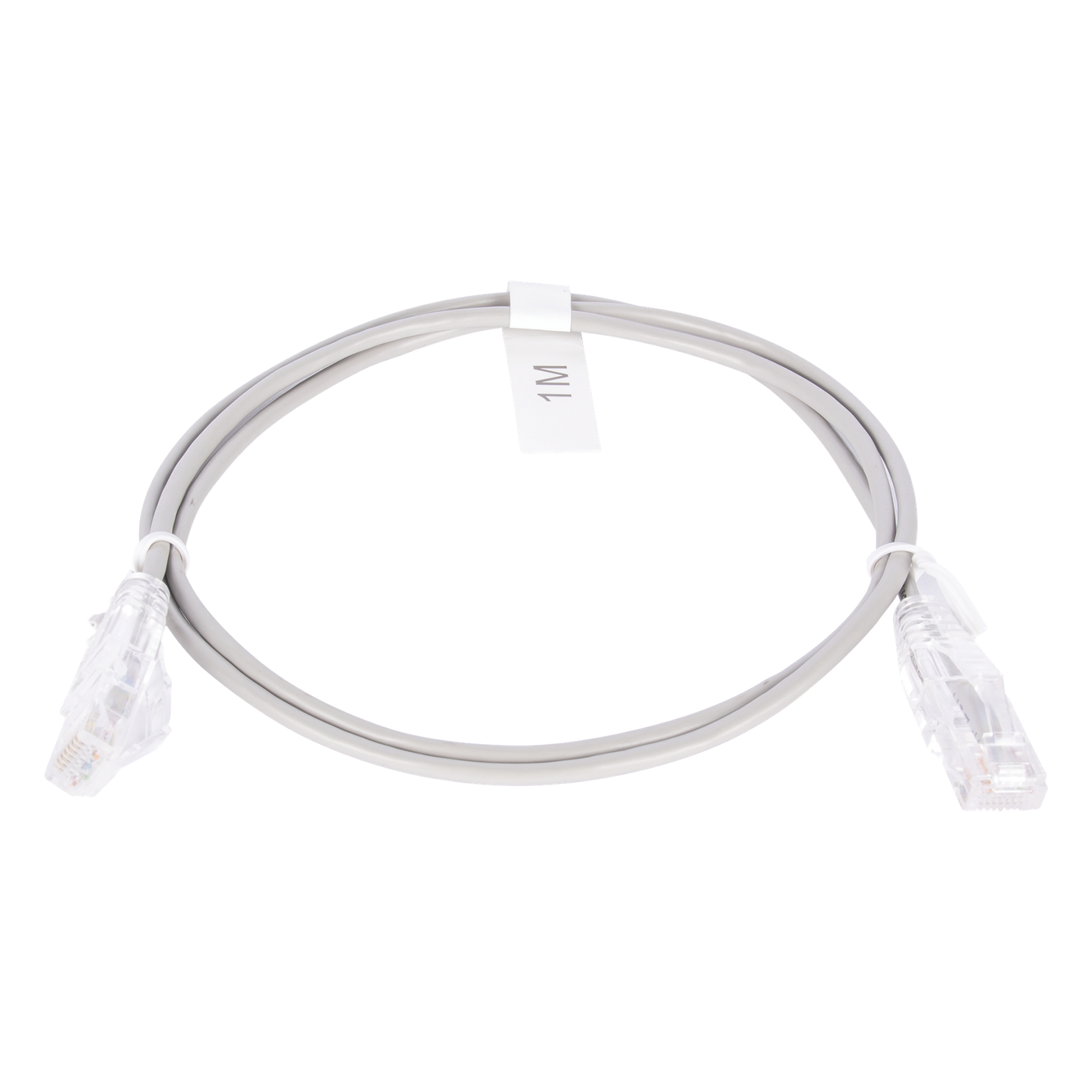 Cable de Parcheo Slim UTP Cat6 / 1 Metro (3.28 Pies) / 28 AWG / RJ45 Chapado en Oro / 10 Gbps — LINKEDPRO BY EPCOM · SKU LP-UT6-100-GY28