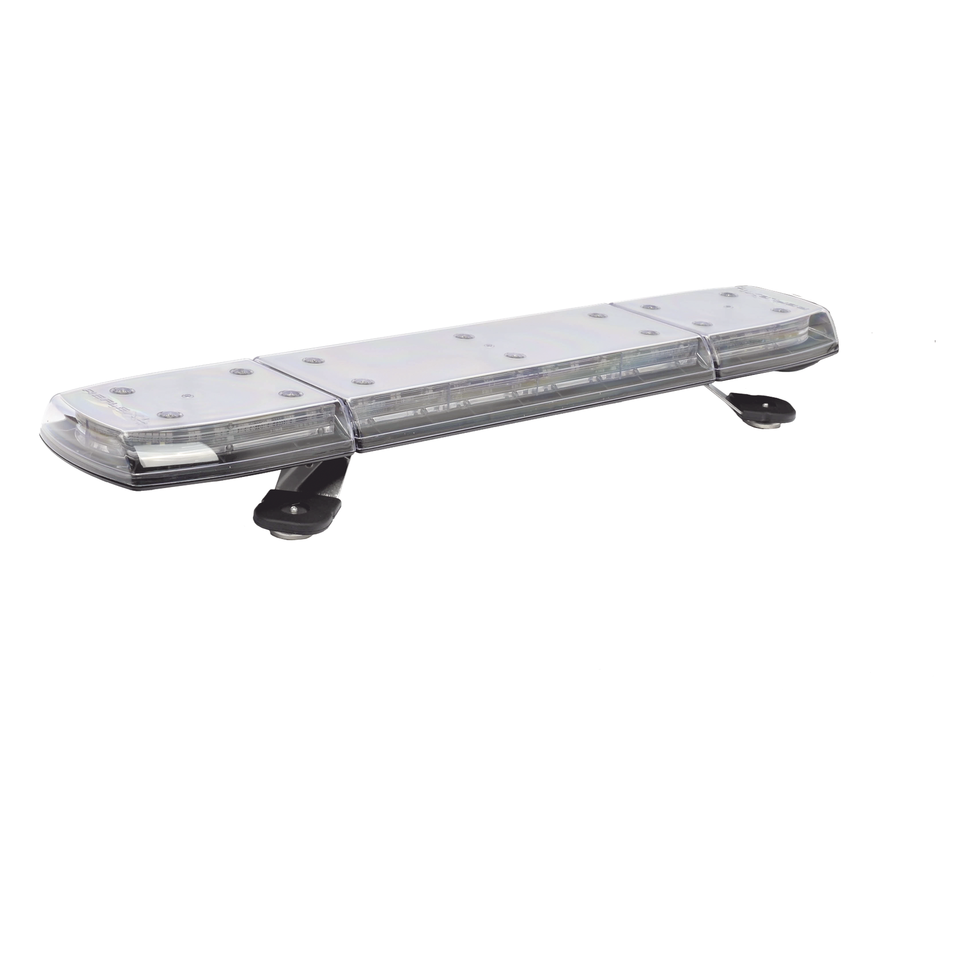 Mini Barra de Luces LED / 144 LED / Dual Color Ámbar/Blanco / 24 Pulgadas / Lente Transparente / Montaje Magnético y Permanente / IP69K / SAE Clase I