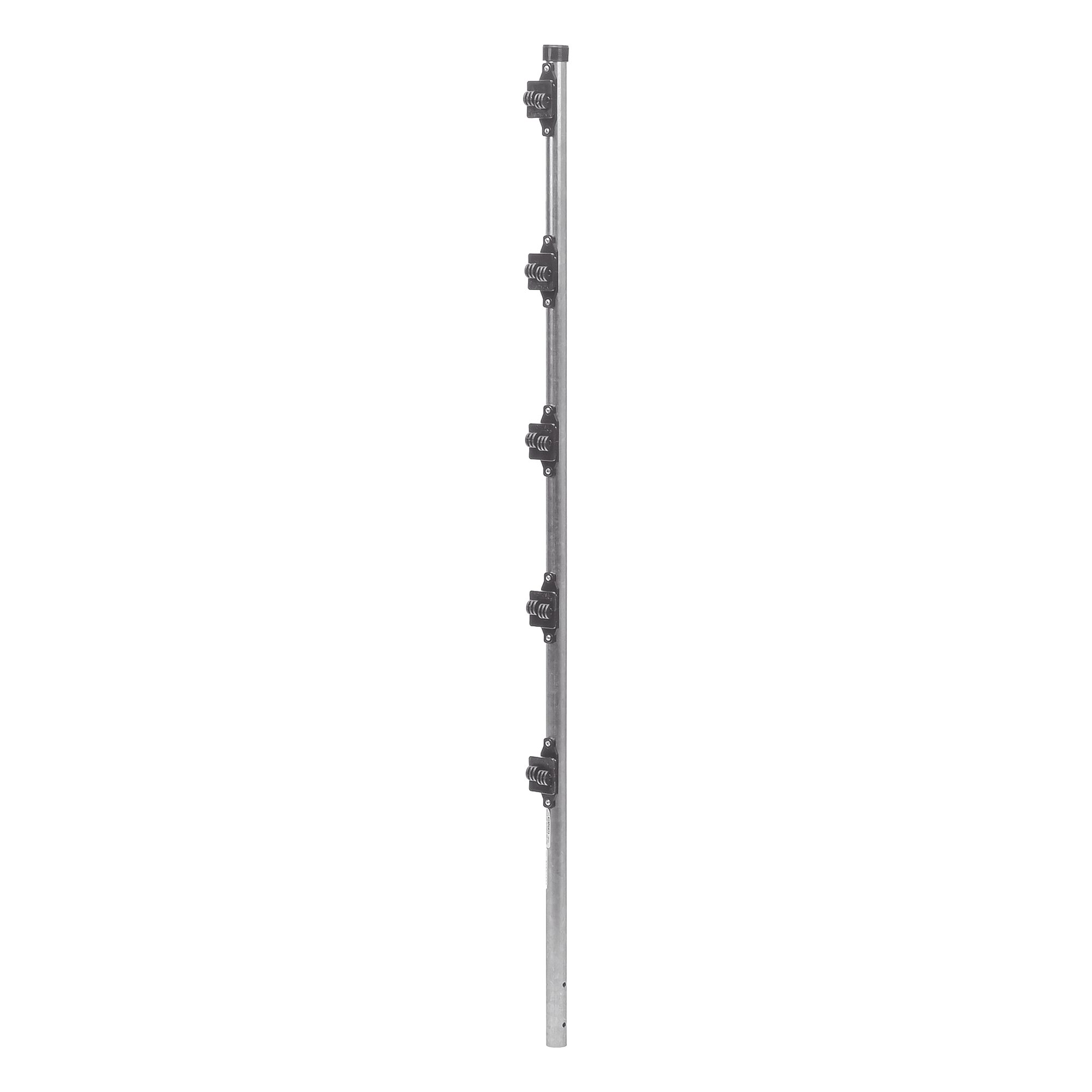 Poste de Paso para Cerca Electrificada / 1.2 m (3.9 ft) / Tubo Galvanizado Cal. 18 / 1" Diámetro / 5 Aisladores / Fijación en Concreto — EPCOM INDUSTRIAL · SKU SYS-POST-3