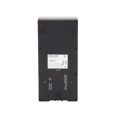 (PoE / 2 Relays) Terminal de Control de Acceso / Videoportero Multiapartamento Llamada a App / Teclado / Exterior Antivandálico IP65 & IK09 / Huella, Tarjeta, Código QR, PIN o App Hik-Connect  / Cámara 2 MP compatible con NVRs