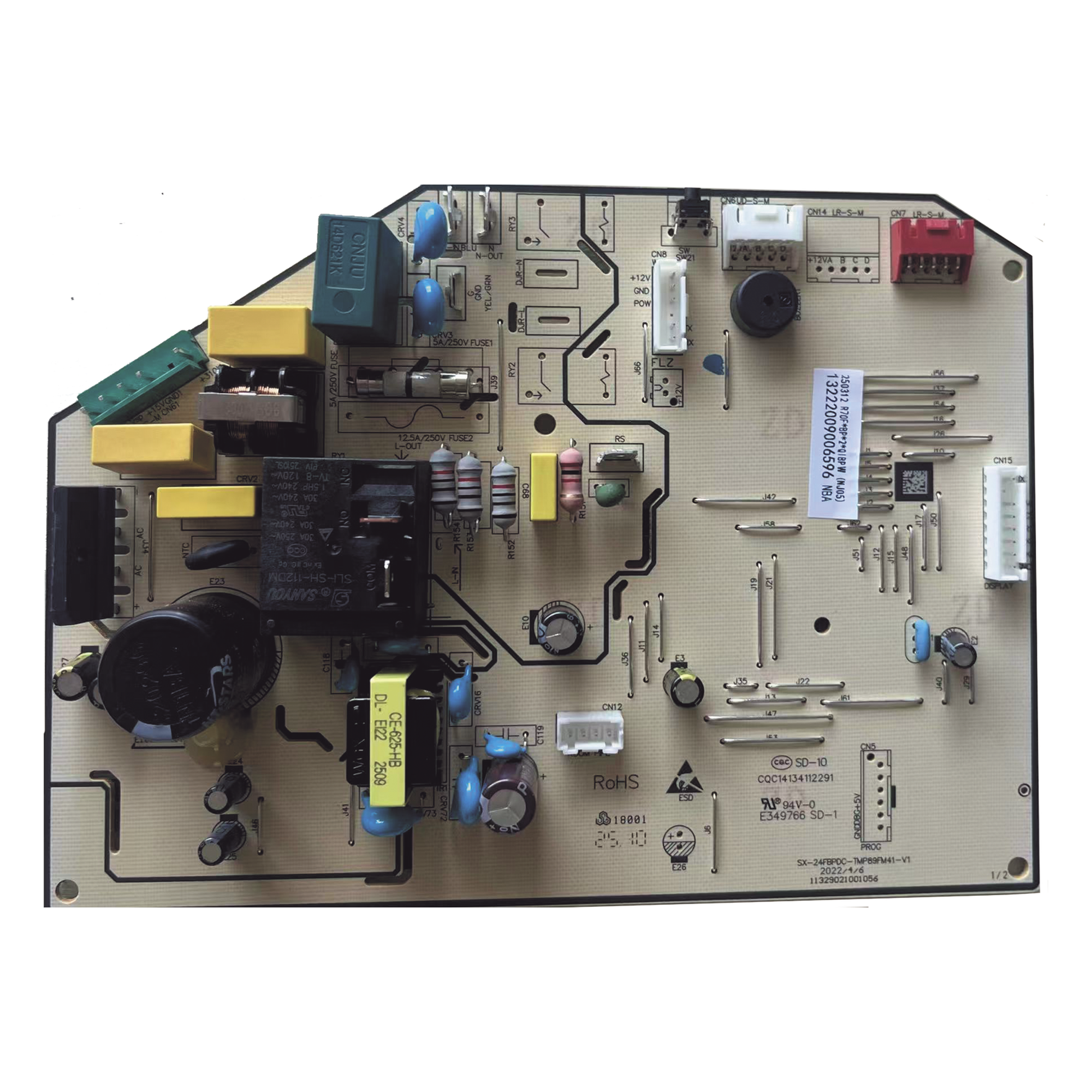 Tarjeta de Control IDU / Evaporador / Refrigeración Comercial e Industrial / Compatible CHIR3224K220 y CHIR3230K220 — AUFIT · SKU 11222003003816