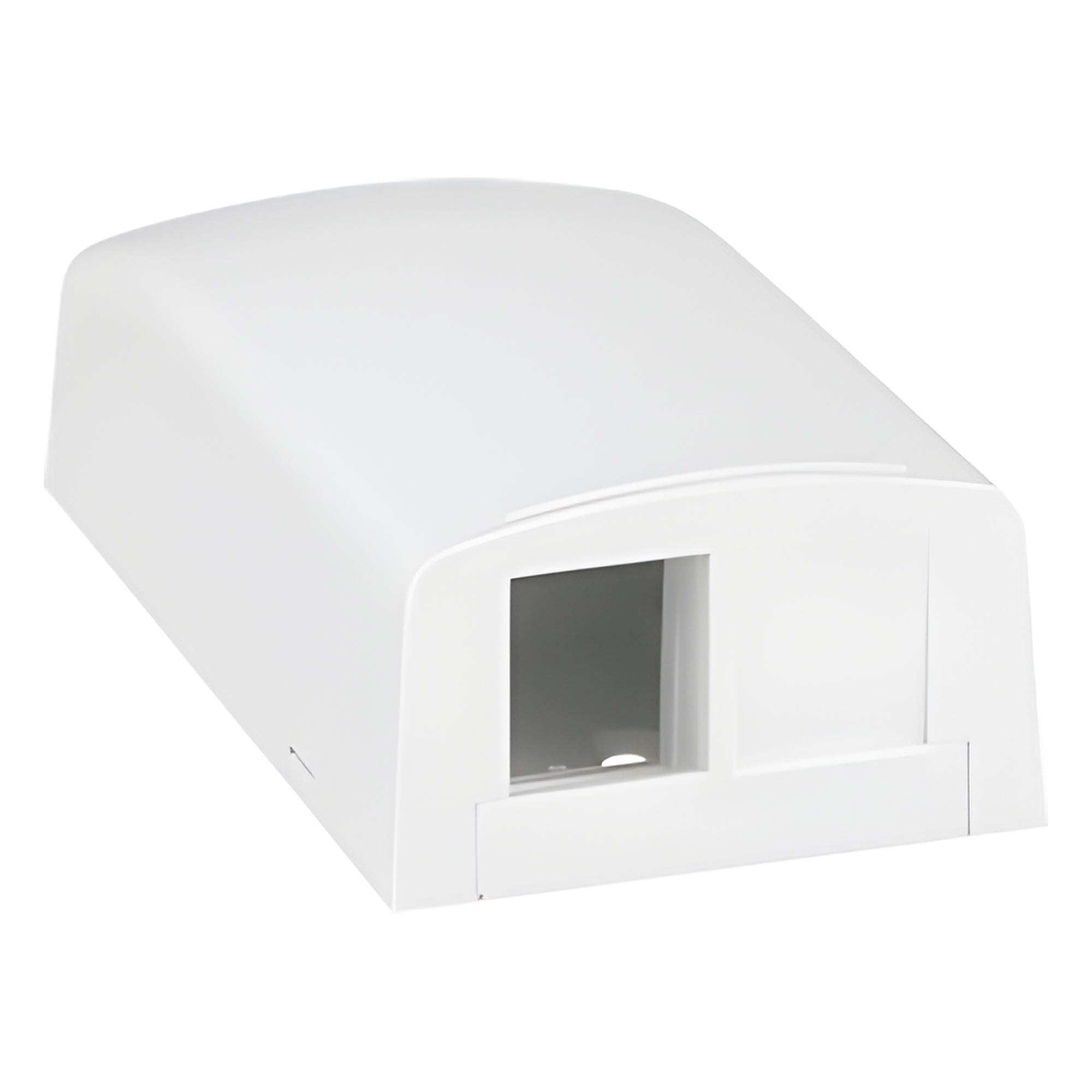 Caja de Montaje en Superficie / 2 Módulos Keystone / ABS / 1.95 x 1.13 x 3.65 in / Blanco