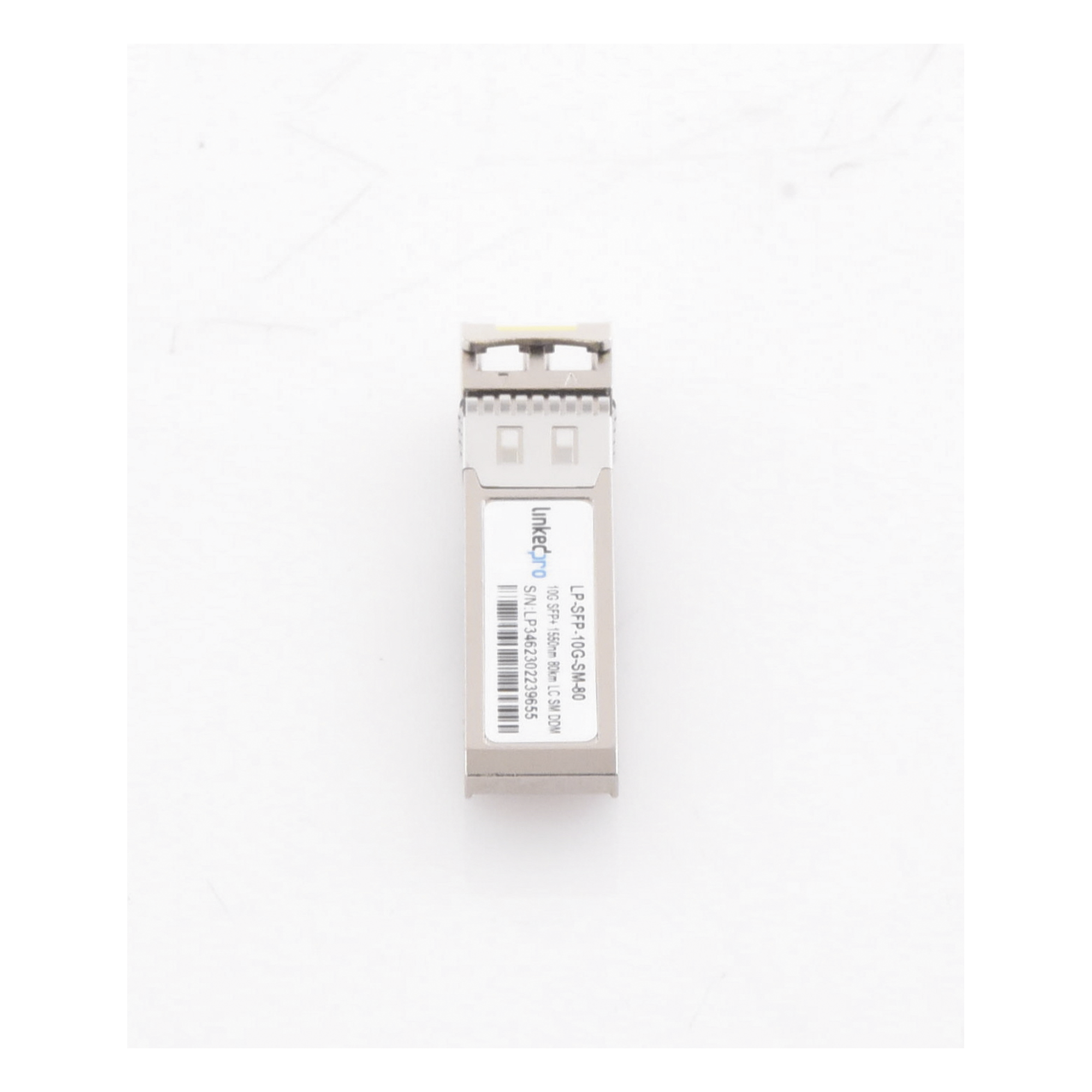 Transceptor SFP+ / 10 Gbps / Monomodo 1550 nm / Alcance 80 km (49.7 mi) / LC/UPC Dúplex / DDM / Hot-Pluggable