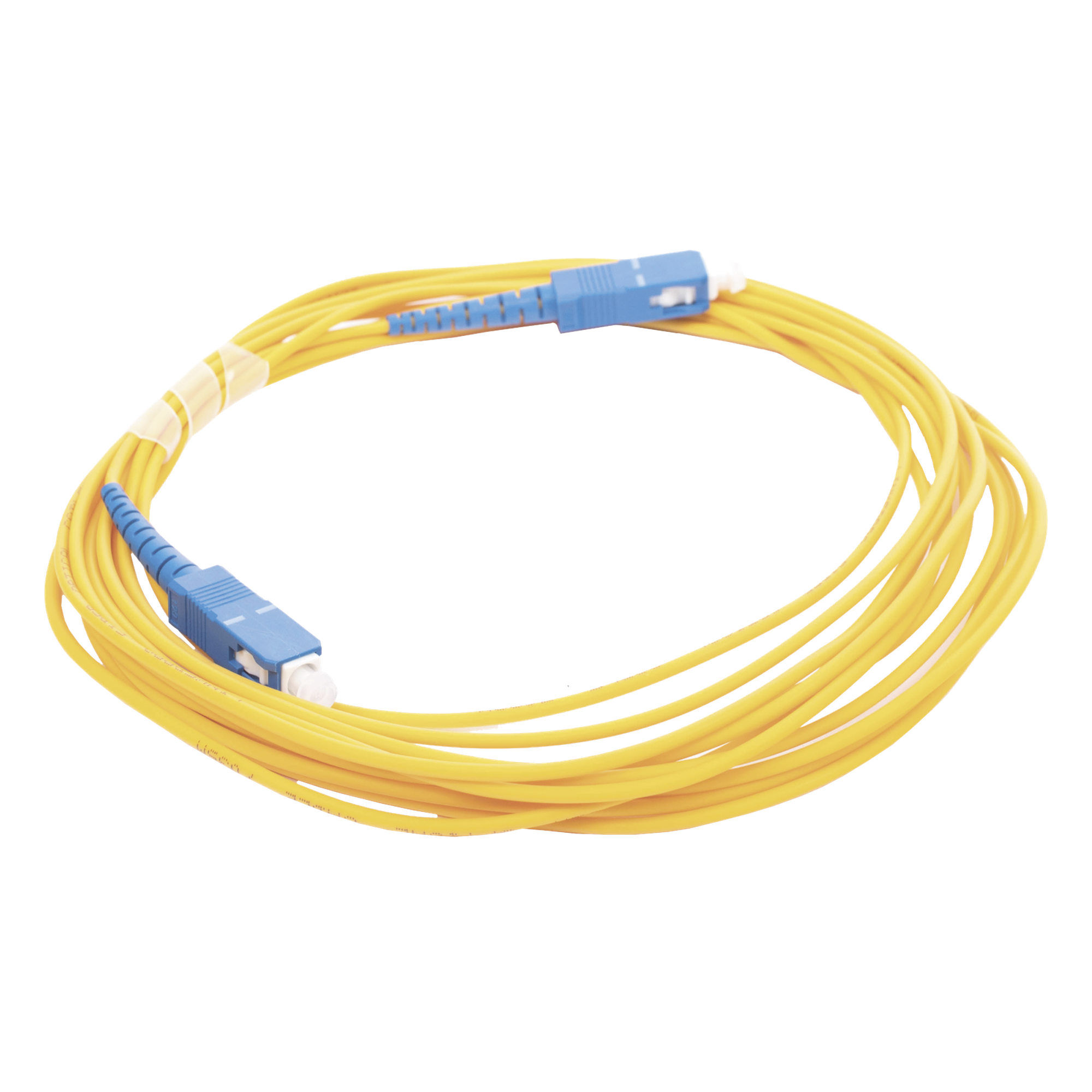 Jumper de Fibra Óptica / SC/UPC a SC/UPC / Monomodo OS2 / Simplex / 5 m (16.40 ft) / 2 mm / PVC